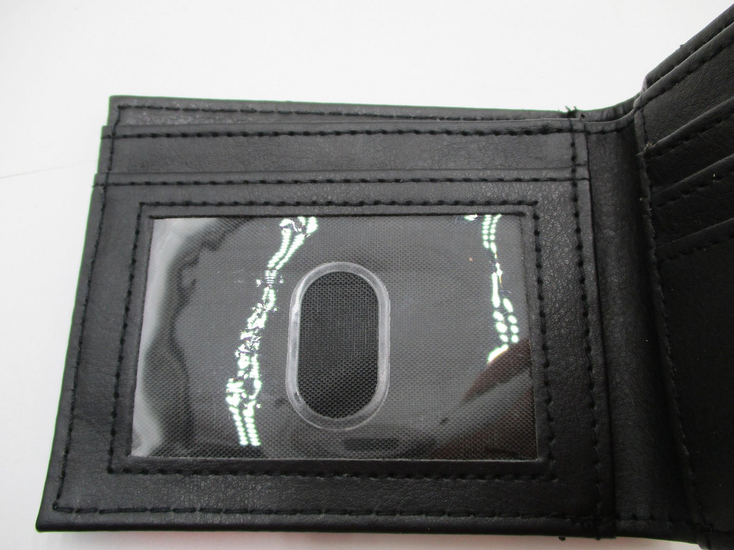 Super Mario Wallet Mens Red Blue Bifold ID Window Card Slots Bioworld Nintendo7