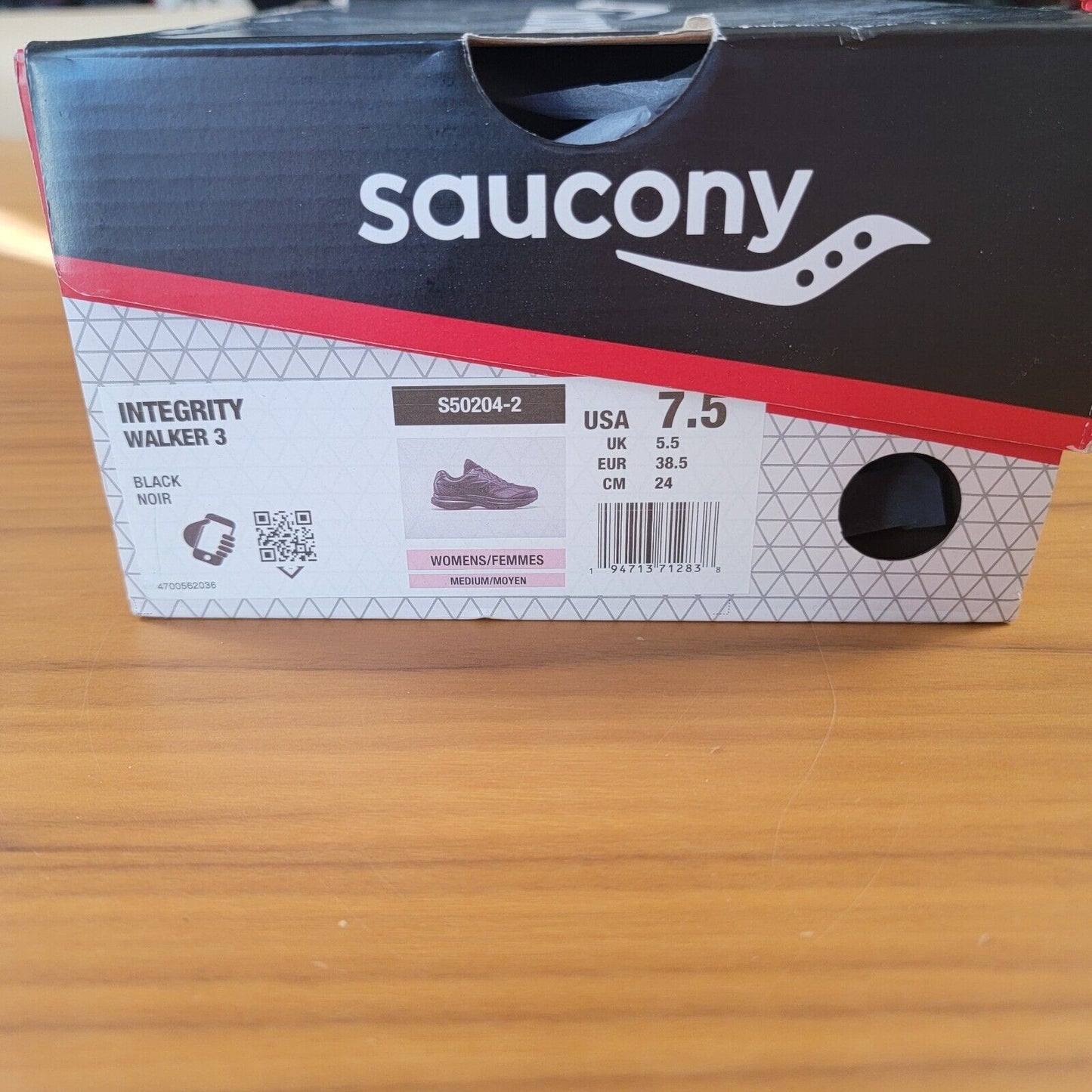 Saucony Women's Black Integrity 3 Athletic Walking Shoes S502042 Size 7.59
