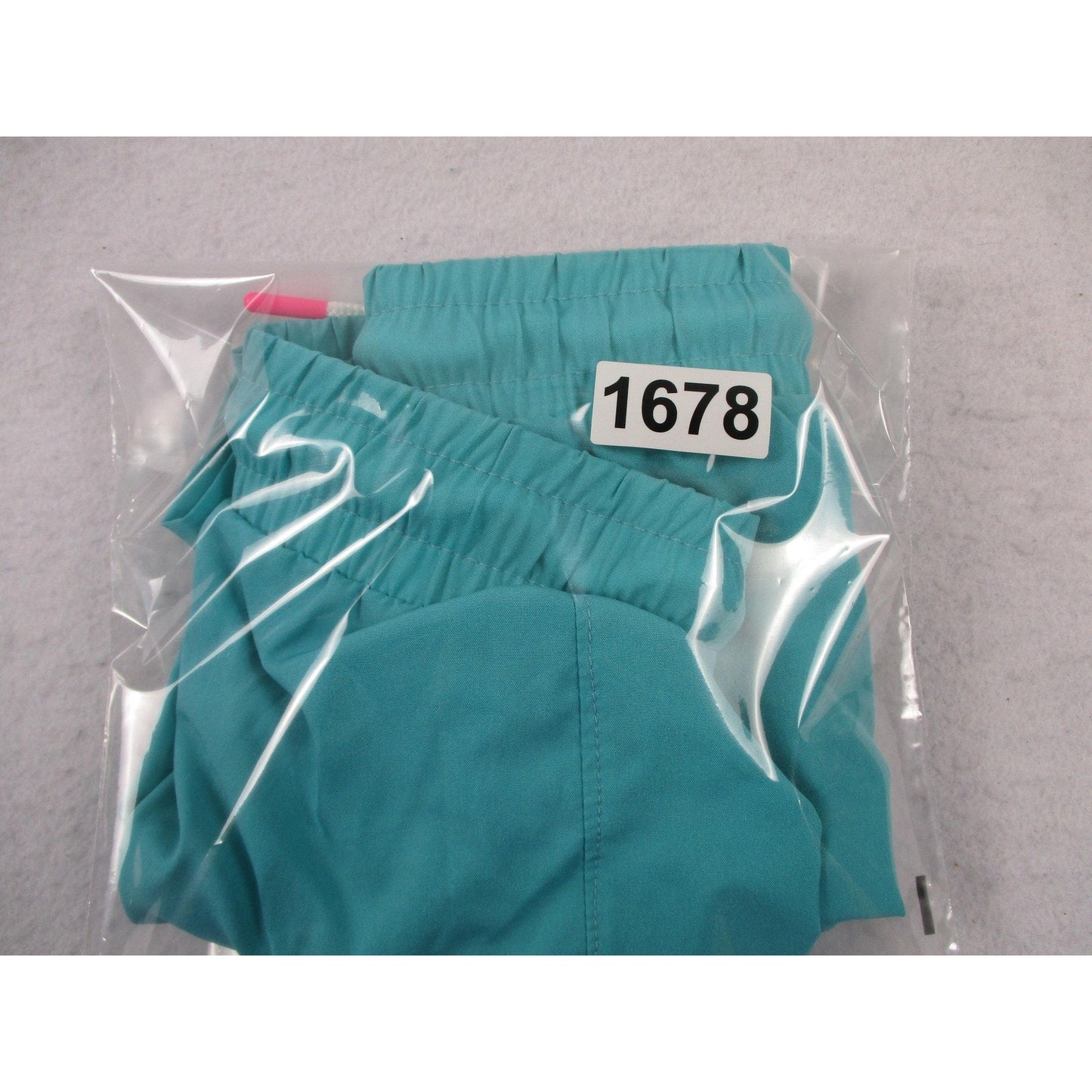 Champion Swim Shorts Kids 14 16 Teal Blue Elastic Waist Drawstring Logo Preowned