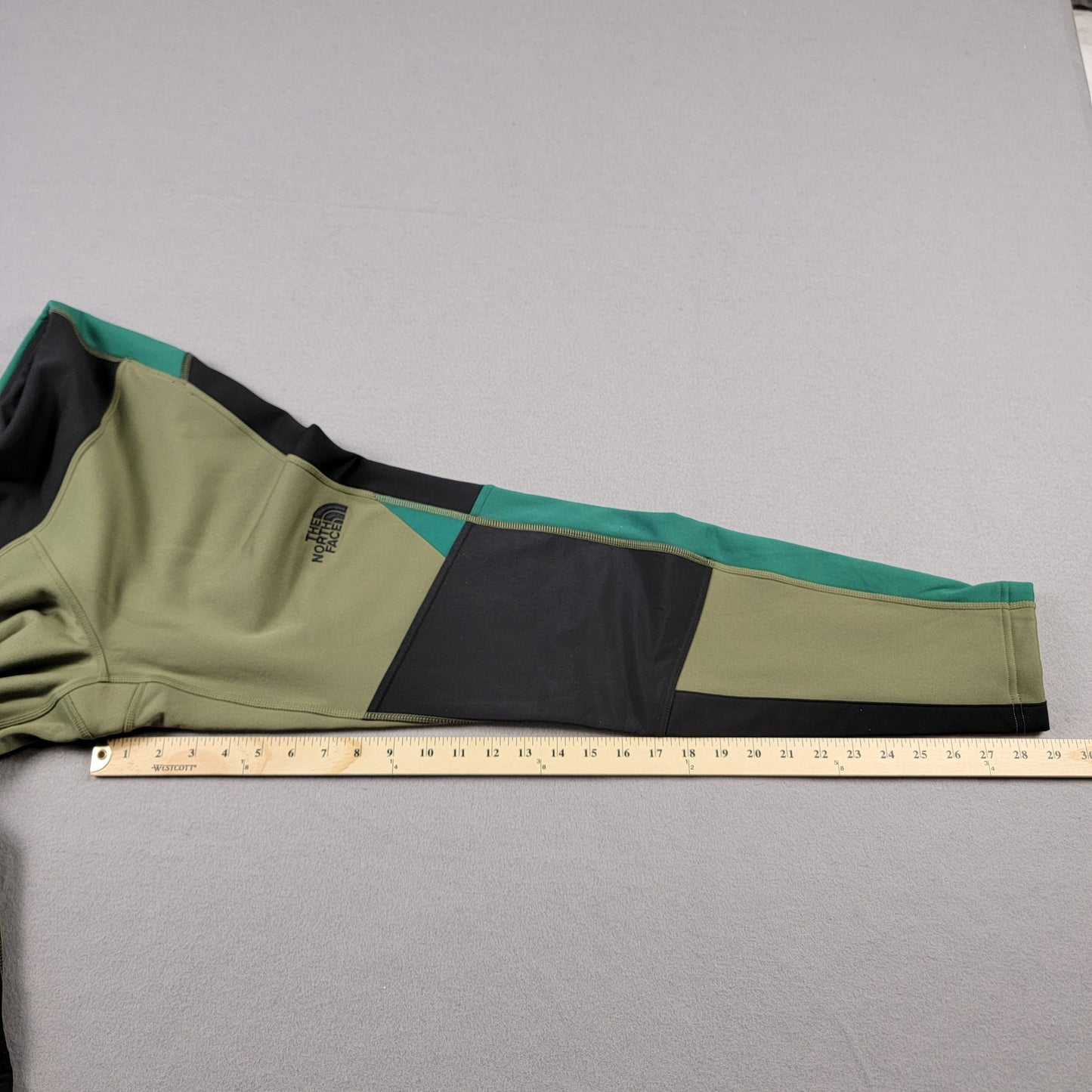 The North Face Steep Tech Women's Tights | Size XL | Sage Green / Teal / Black | Colorblock | NWOT