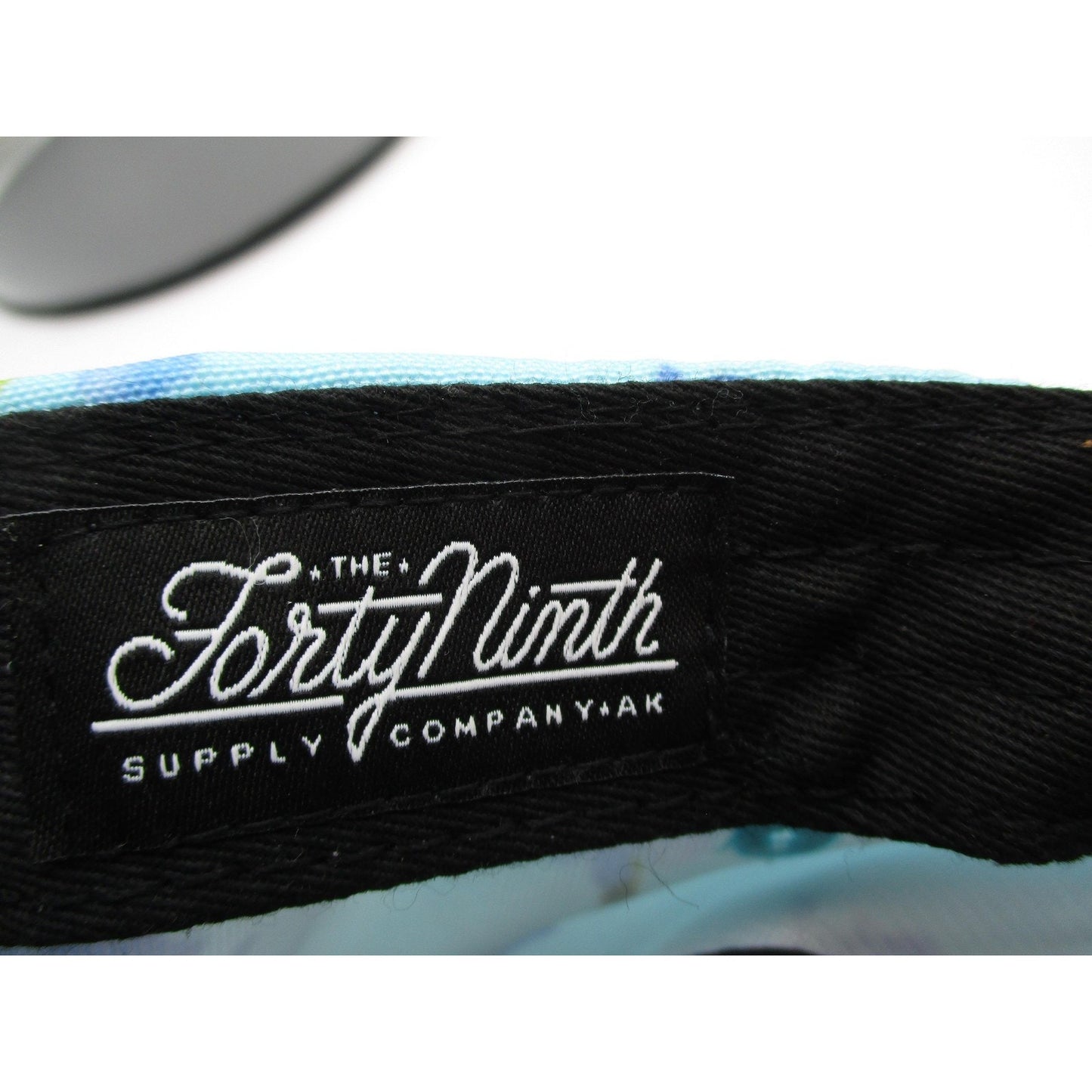 The Forty Ninth Hat Cap Strap Back Mens One Size Blue Floral Alaska 5 Panel