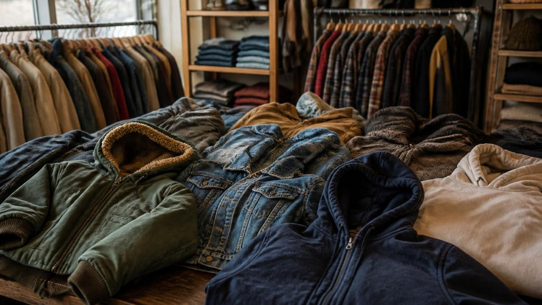 Winter Layering Pieces: Vintage Jackets and Hoodies