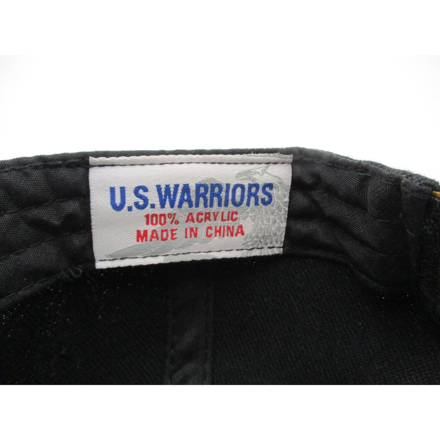 U S Warriors Hat Cap Strap Back Mens One Size Black Sniper One Shot Kill Army