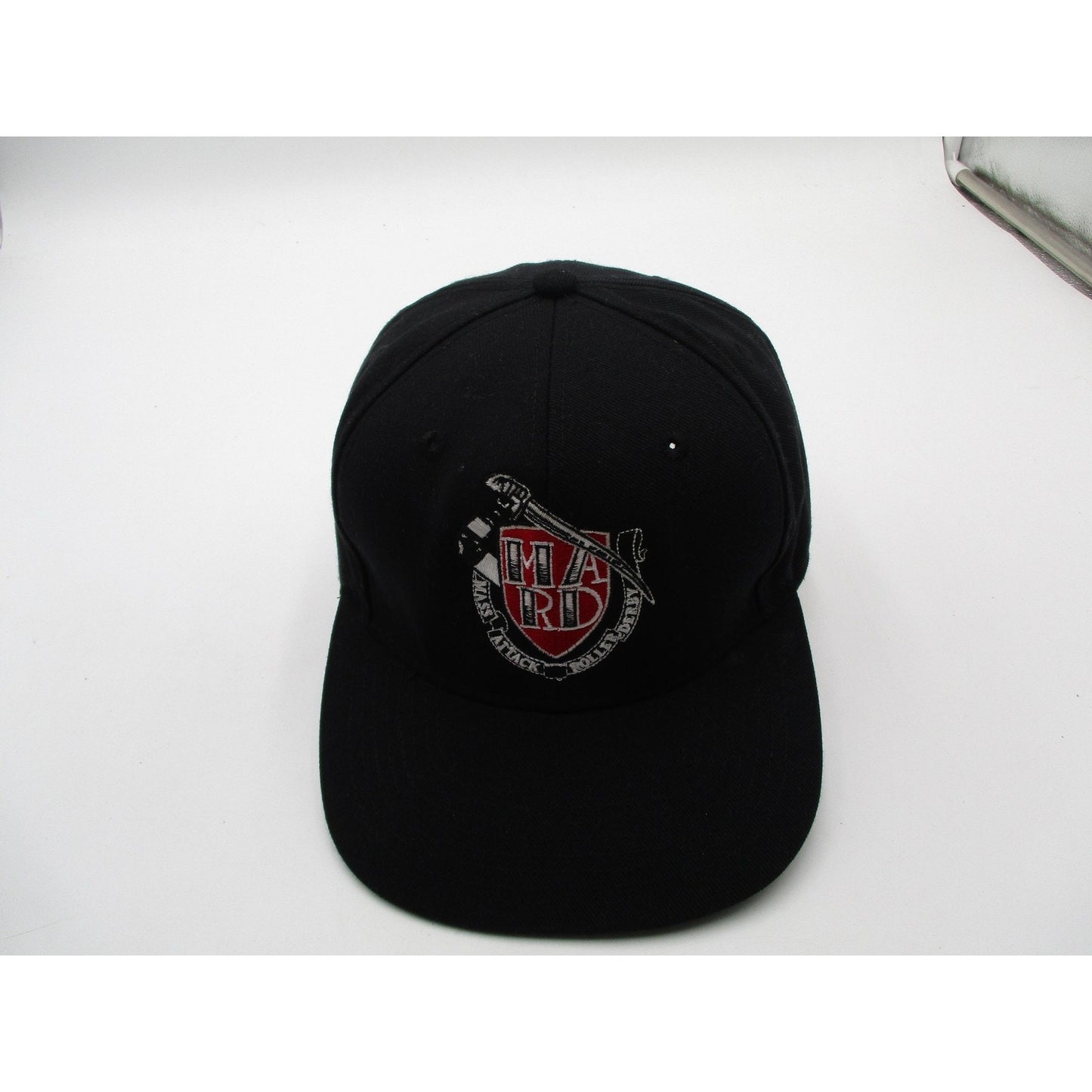 Mass Attack Roller Derby Hat Cap Snap Back One Size Black Mens Headmost