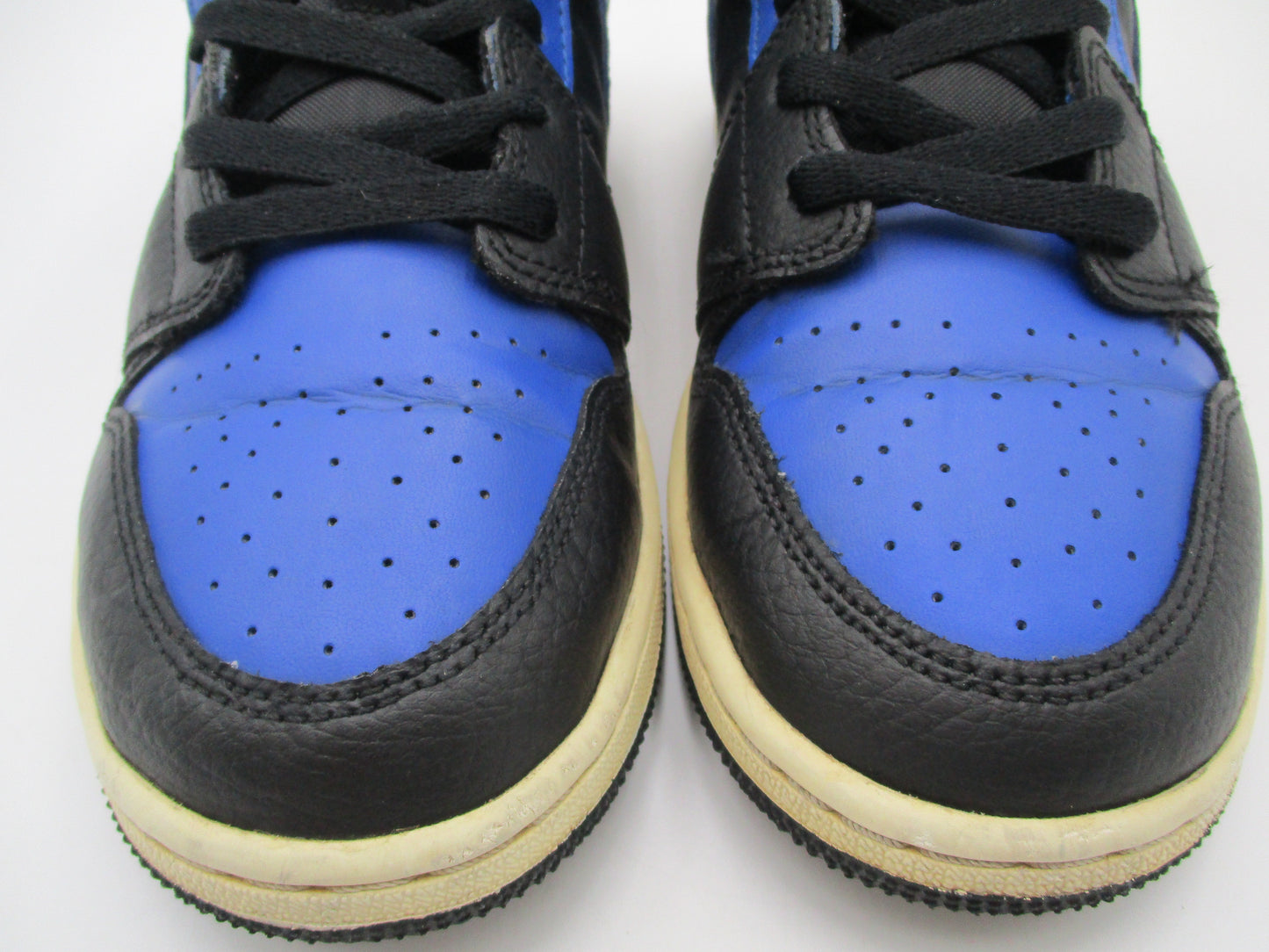 Air Jordan 1 Mid Hyper Royal GS 5Y Womens 6.5 Preowned 554725-0776