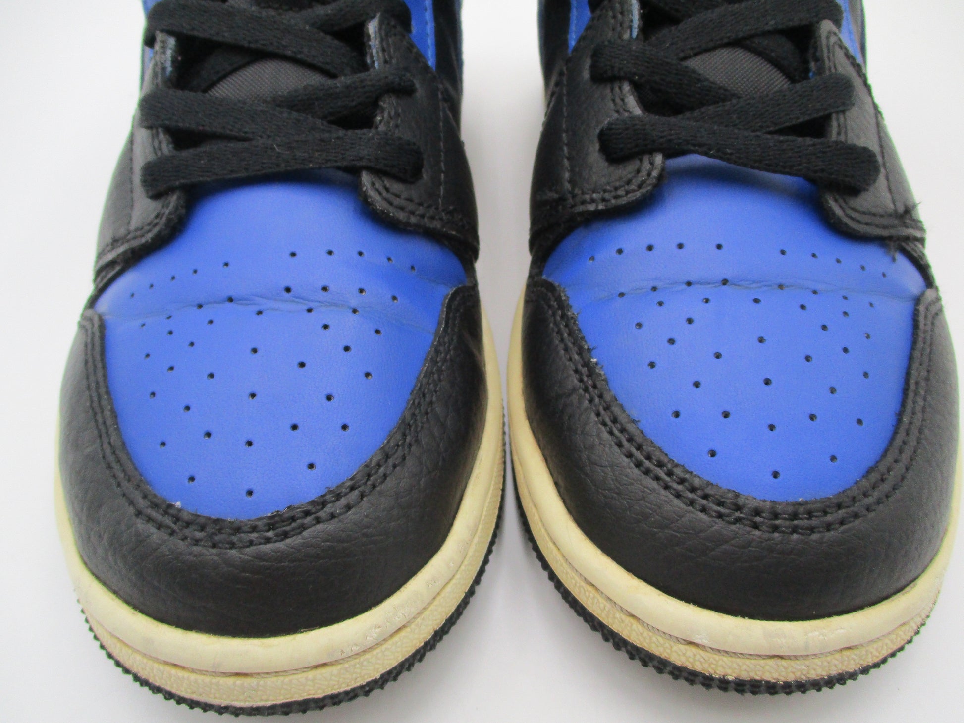 Air Jordan 1 Mid Hyper Royal GS 5Y Womens 6.5 Preowned 554725-0776
