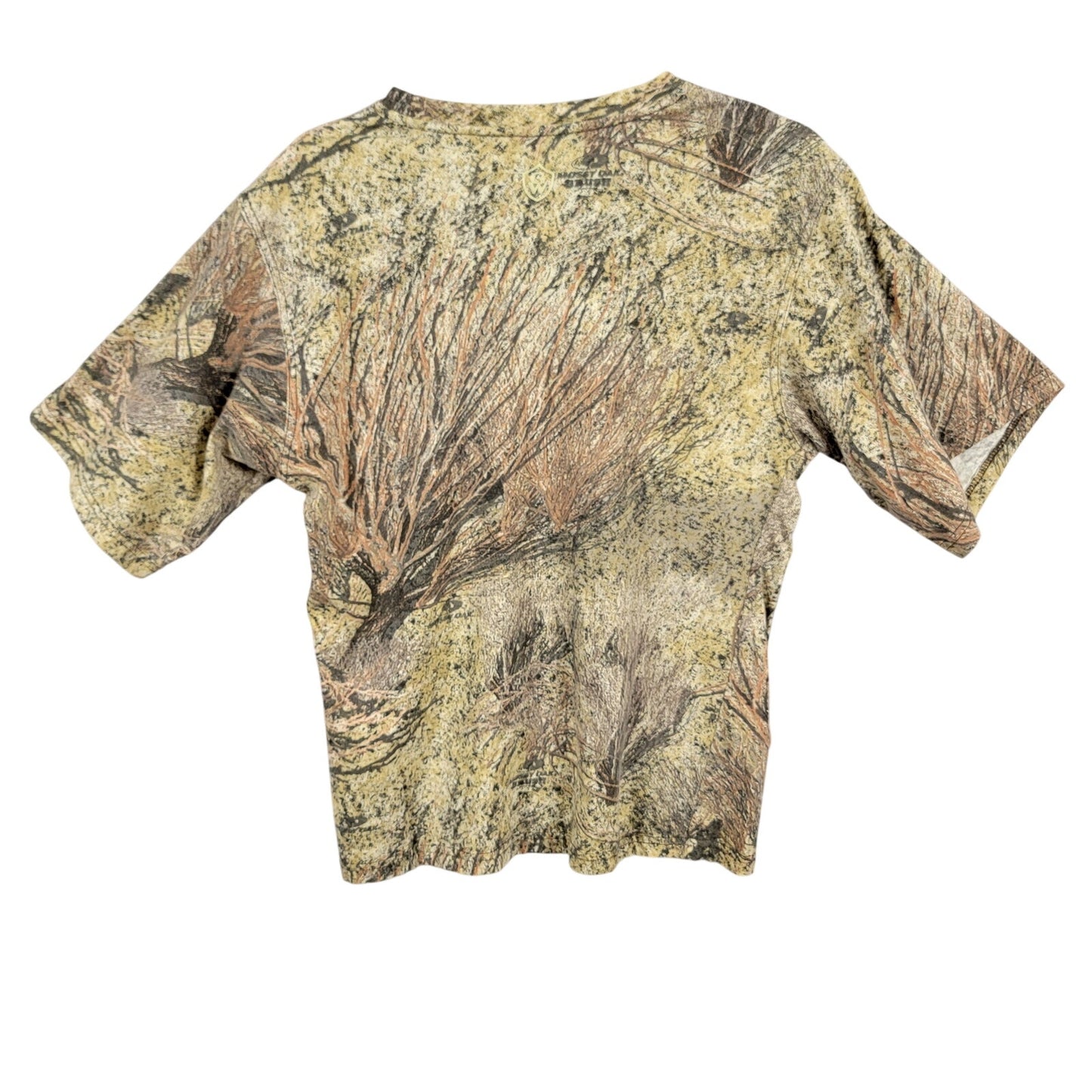 Game Winner Mens Mossy Oak Break Up Camo Cotton T-Shirt Small Preowned Hunting1