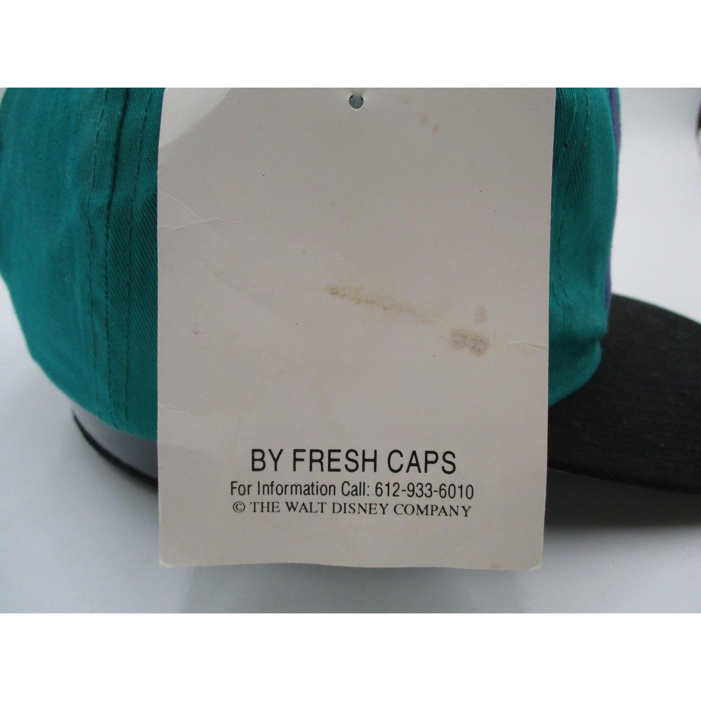 Vintage Mickey Unlimited Hat Cap Snap Back Mens One Size Green Mickey Mouse Nwt