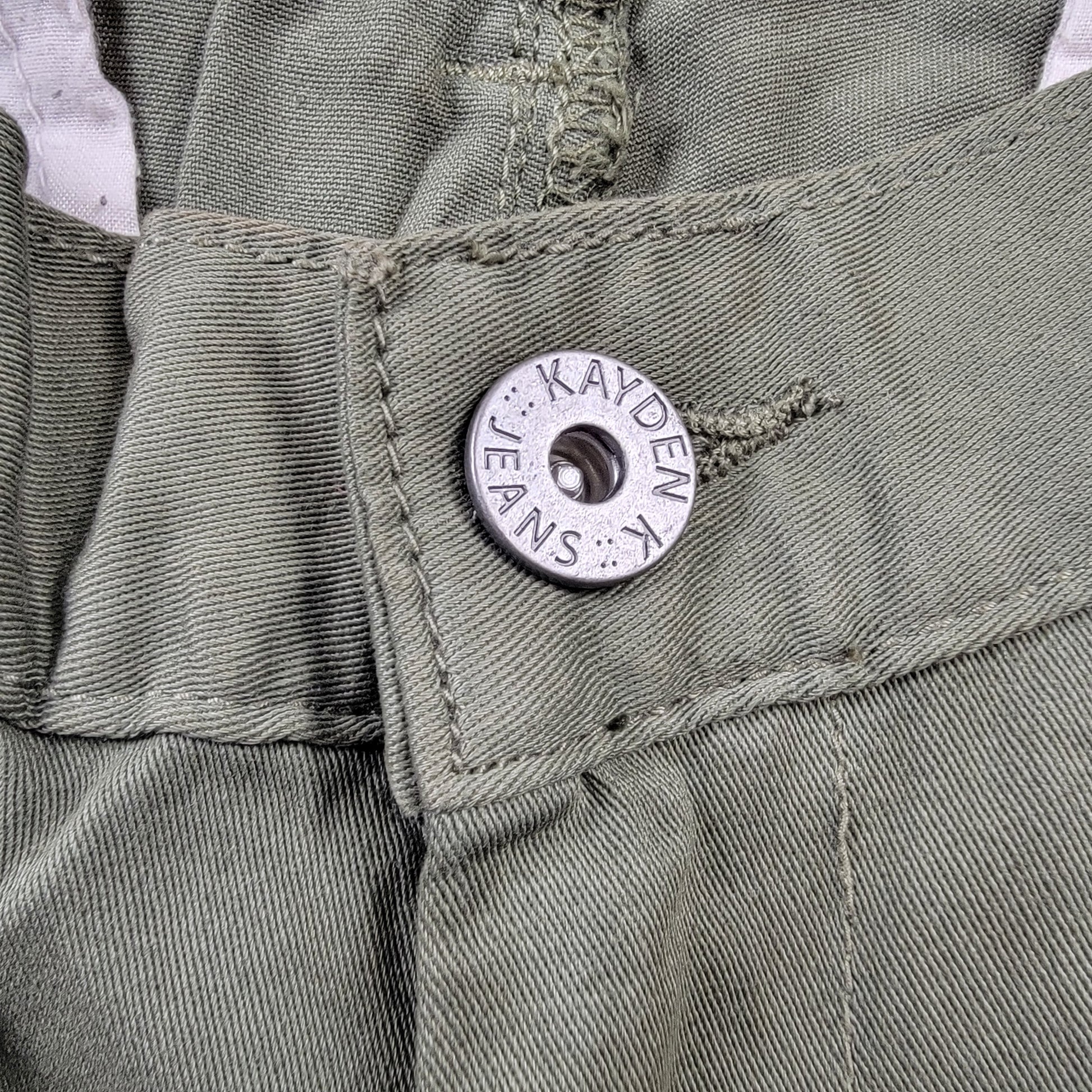 Kayden K Los Angeles Olive Jogger Pants Men 34 NWT Style KD109 Twill Cuffed 5543