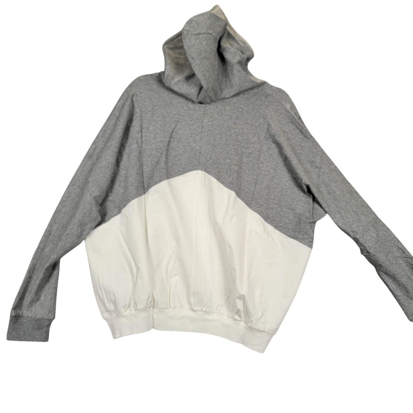 Fitwear Hoodie Jacket Womens M Full Zip Grey White Colorblock New Zealand NWT1