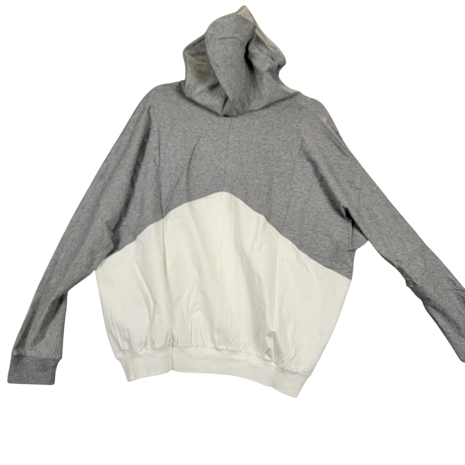 Fitwear Hoodie Jacket Womens M Full Zip Grey White Colorblock New Zealand NWT1