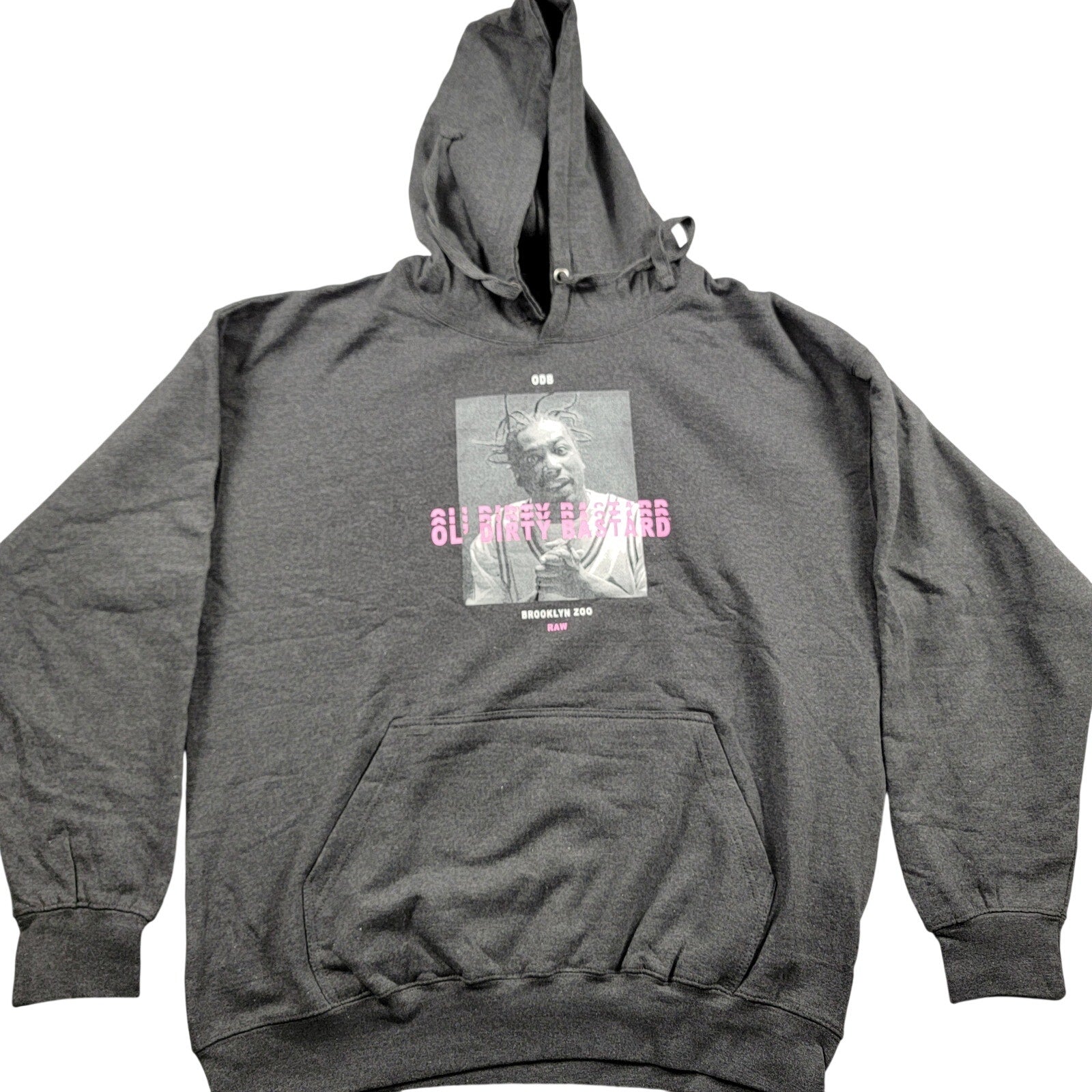 ODB Ol Dirty Bastard Black Pullover Hoodie Sz XL NWT 4580