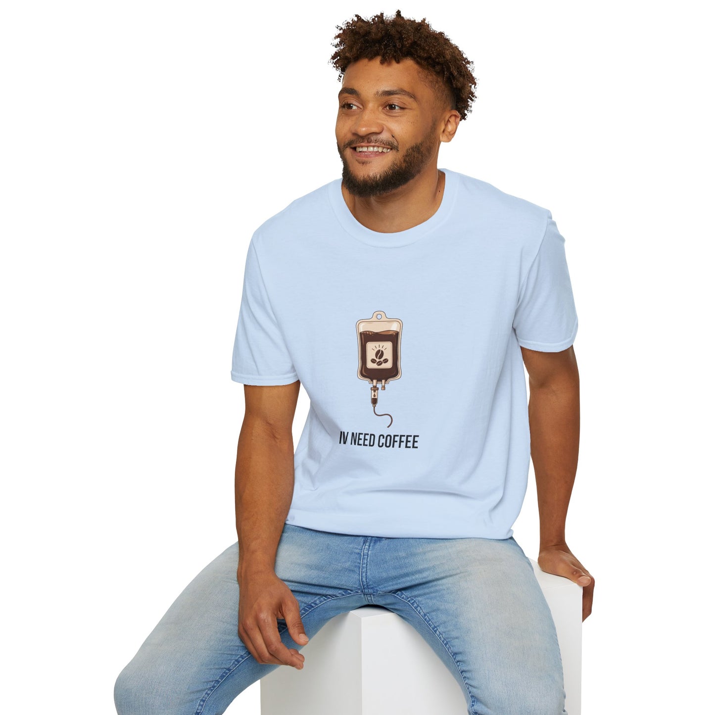 Funny Nurse IV Need Coffee T-Shirt — Nurses Week Gift or All Year Round New