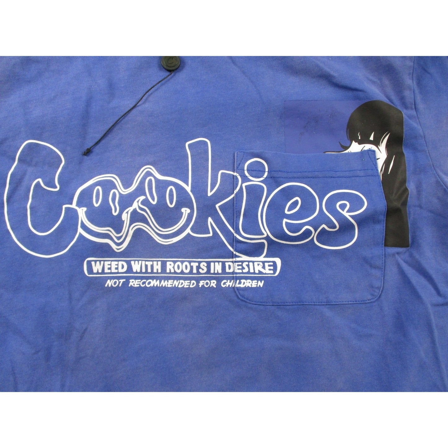 Cookies Sweatsuit Set Mens Medium Blue Weed Graphic T Shirt Track Pants 420 1676