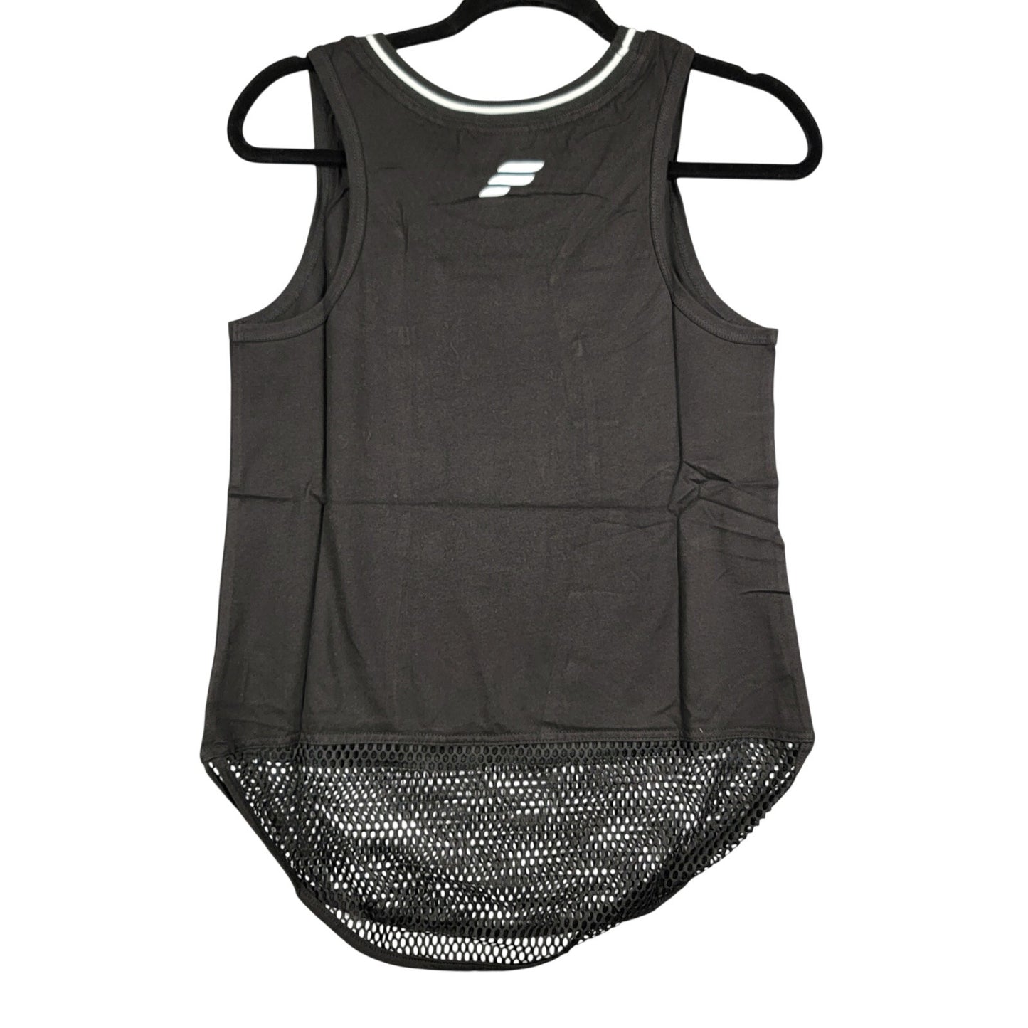 Fitwear Mesh Scoop Singlet Womens M+ US 8 Black Tank Top NWT1