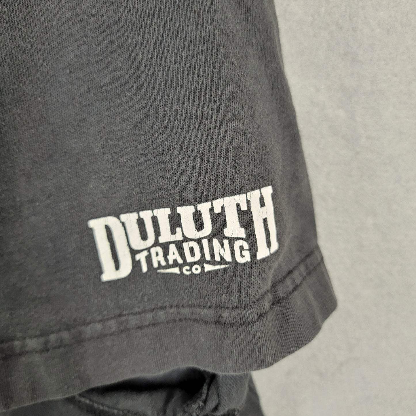 Duluth Trading Co Longtail T Beaver Shirt Mens XL Black Graphic Tee2