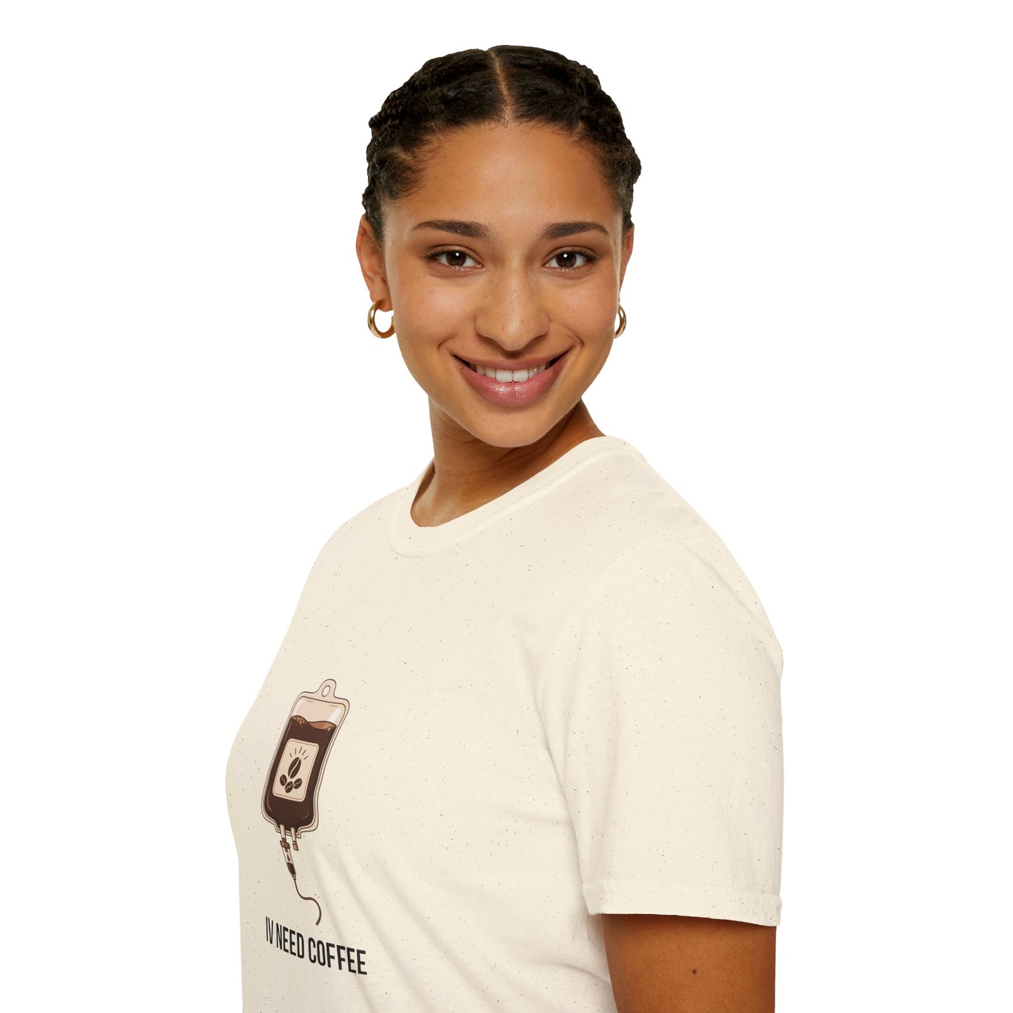Funny Nurse IV Need Coffee T-Shirt — Nurses Week Gift or All Year Round New