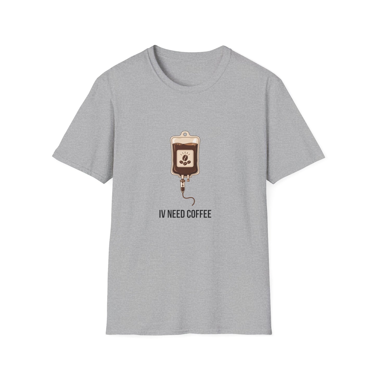 Funny Nurse IV Need Coffee T-Shirt — Nurses Week Gift or All Year Round New