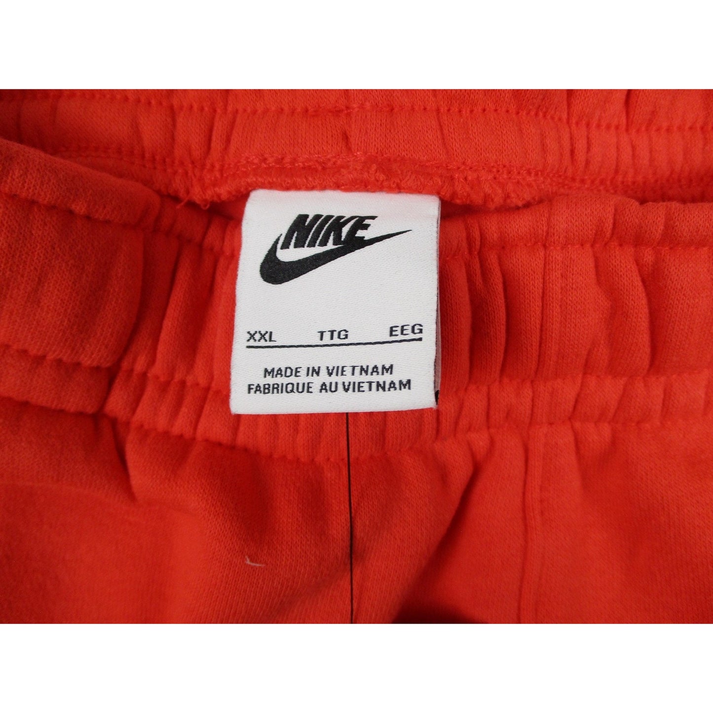 Nike Sportswear Club Fleece Pants Mens 2XL Red Joggers Sweatpants Taper Leg 1245 NWT