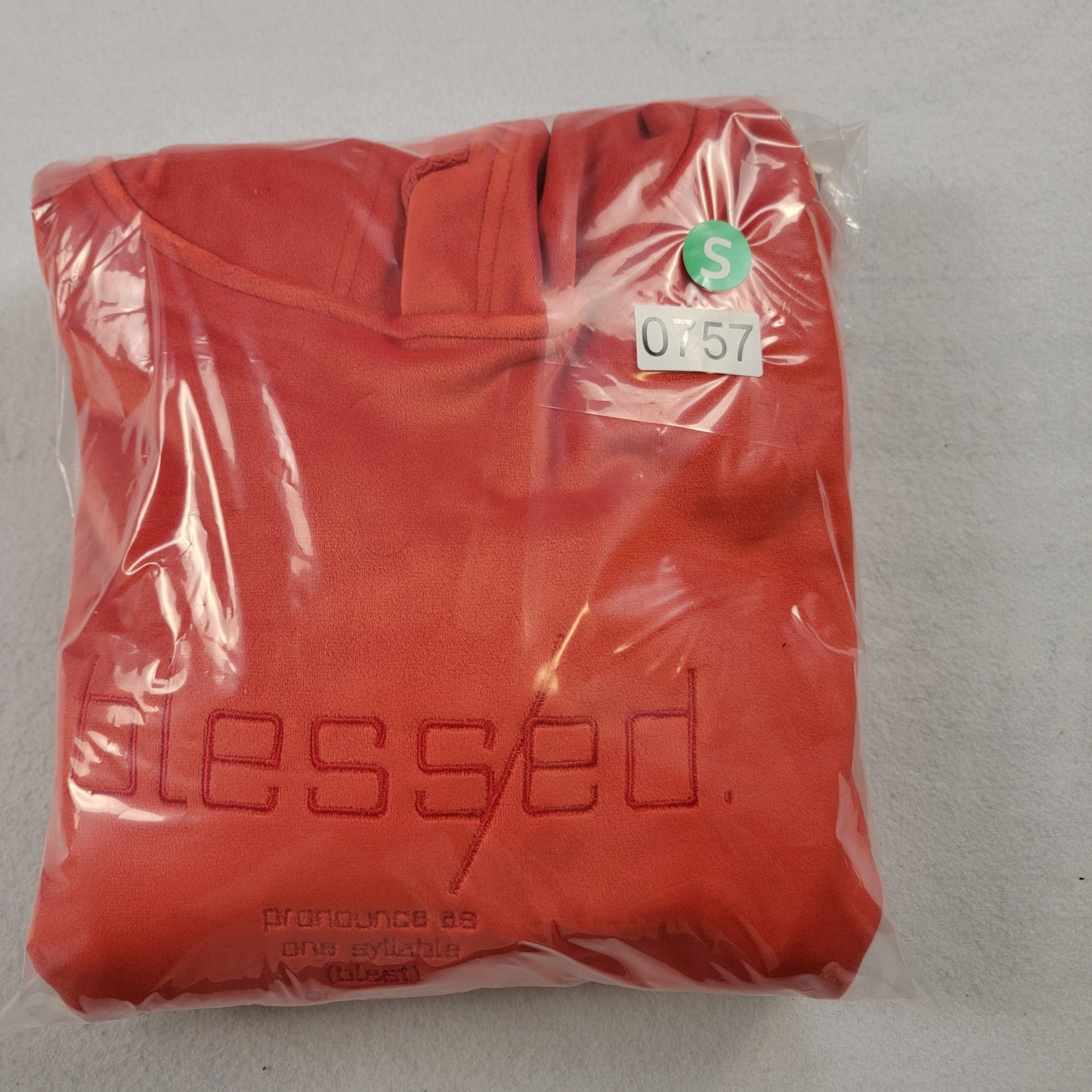 The Hideout Clothing Blessed Rich Essence Hoodie Mens Small Red NWT Ltd 350 Made5