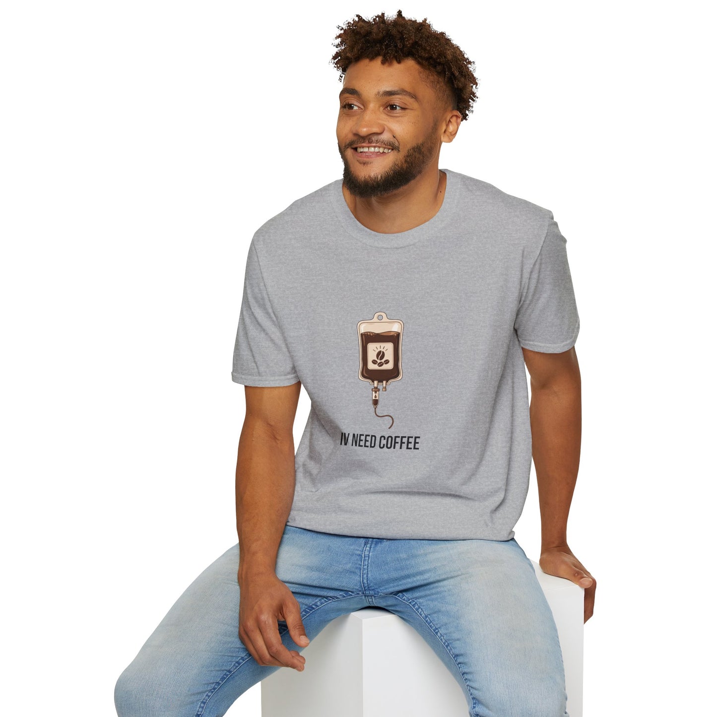 Funny Nurse IV Need Coffee T-Shirt — Nurses Week Gift or All Year Round New