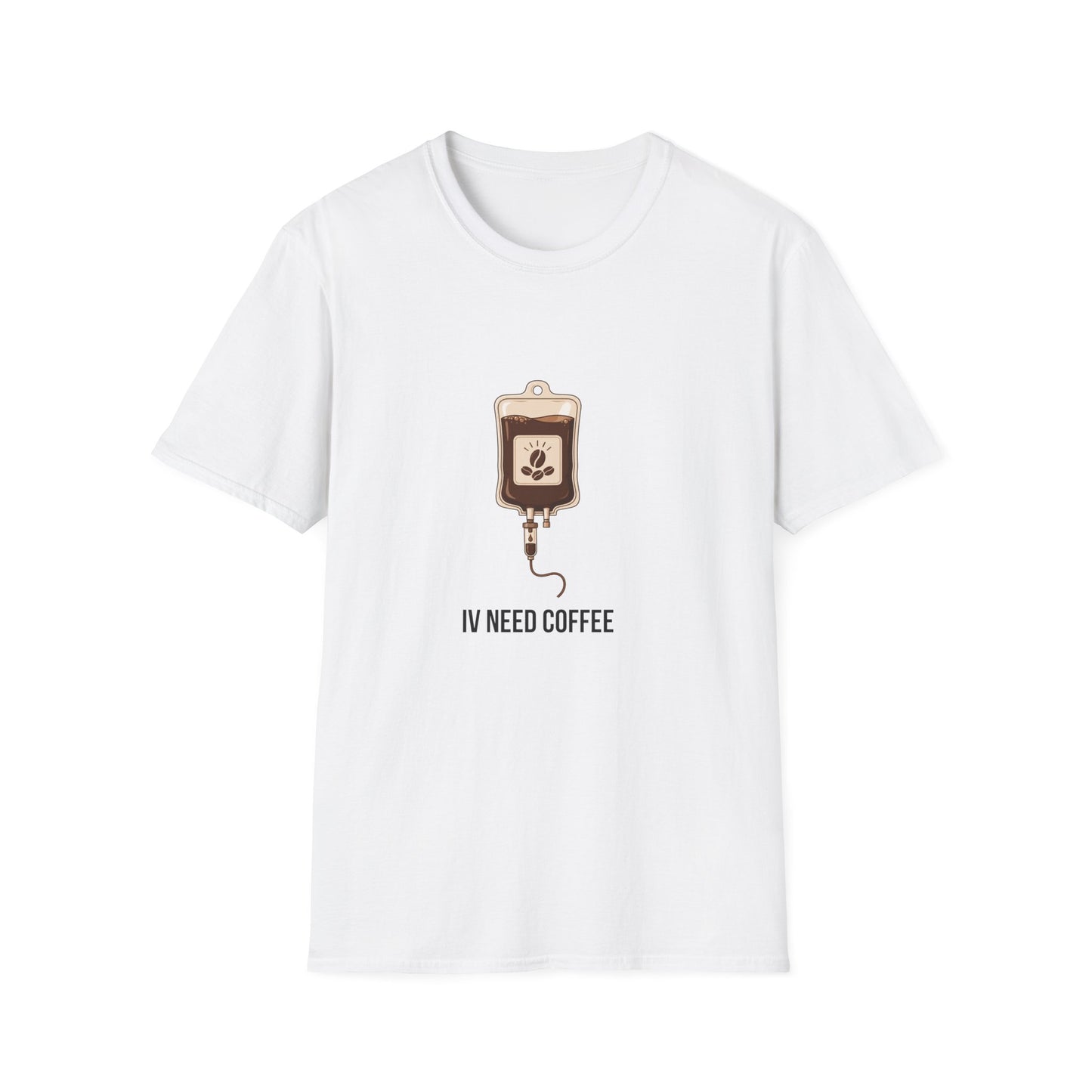 Funny Nurse IV Need Coffee T-Shirt — Nurses Week Gift or All Year Round New