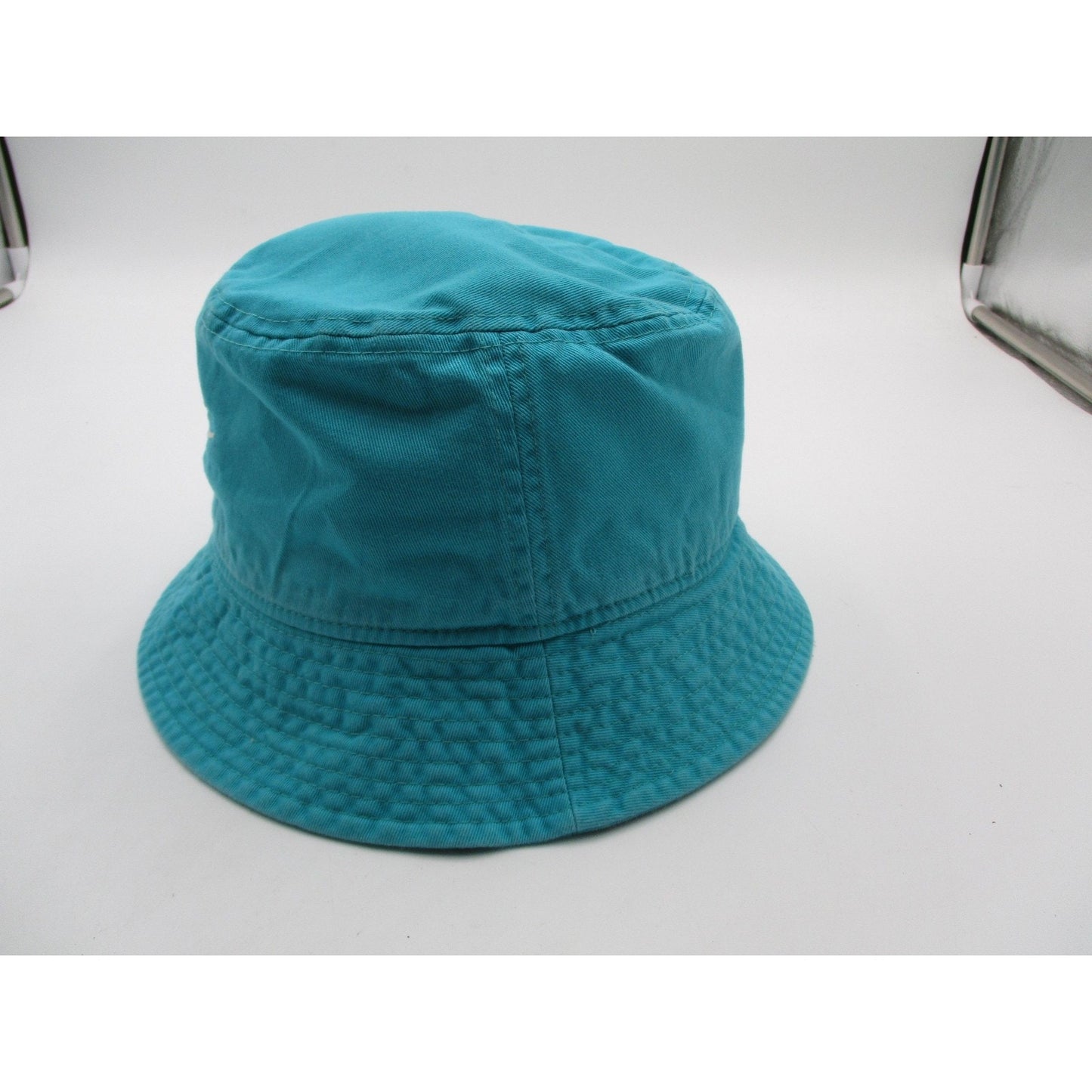 Nike Hat Bucket Mens Medium Blue Apex Cotton Twill Embroidered Swoosh Logo