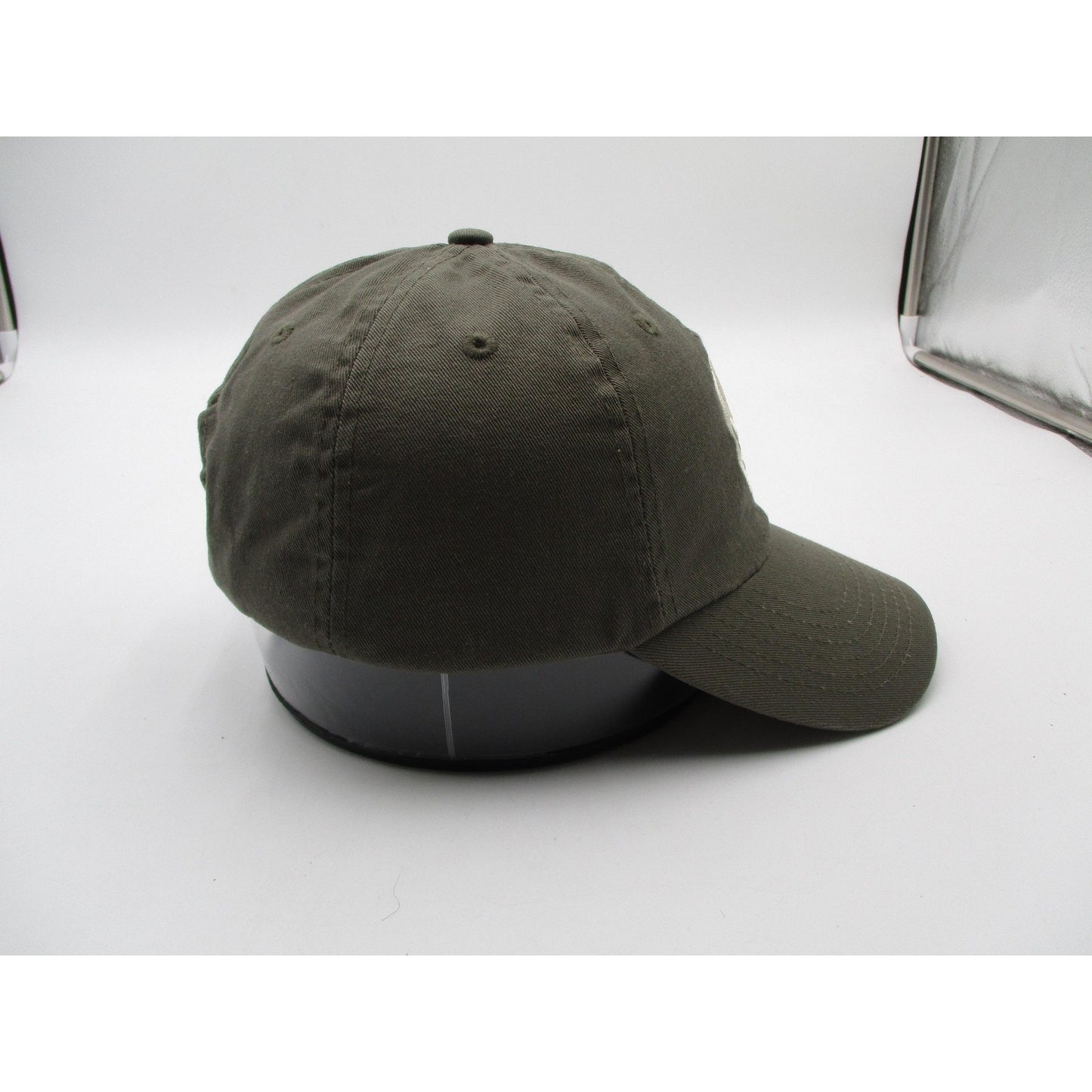 Kick Back Hat Cap Strap Back Mens One Size Green Embroidered Dad Baseball Twill