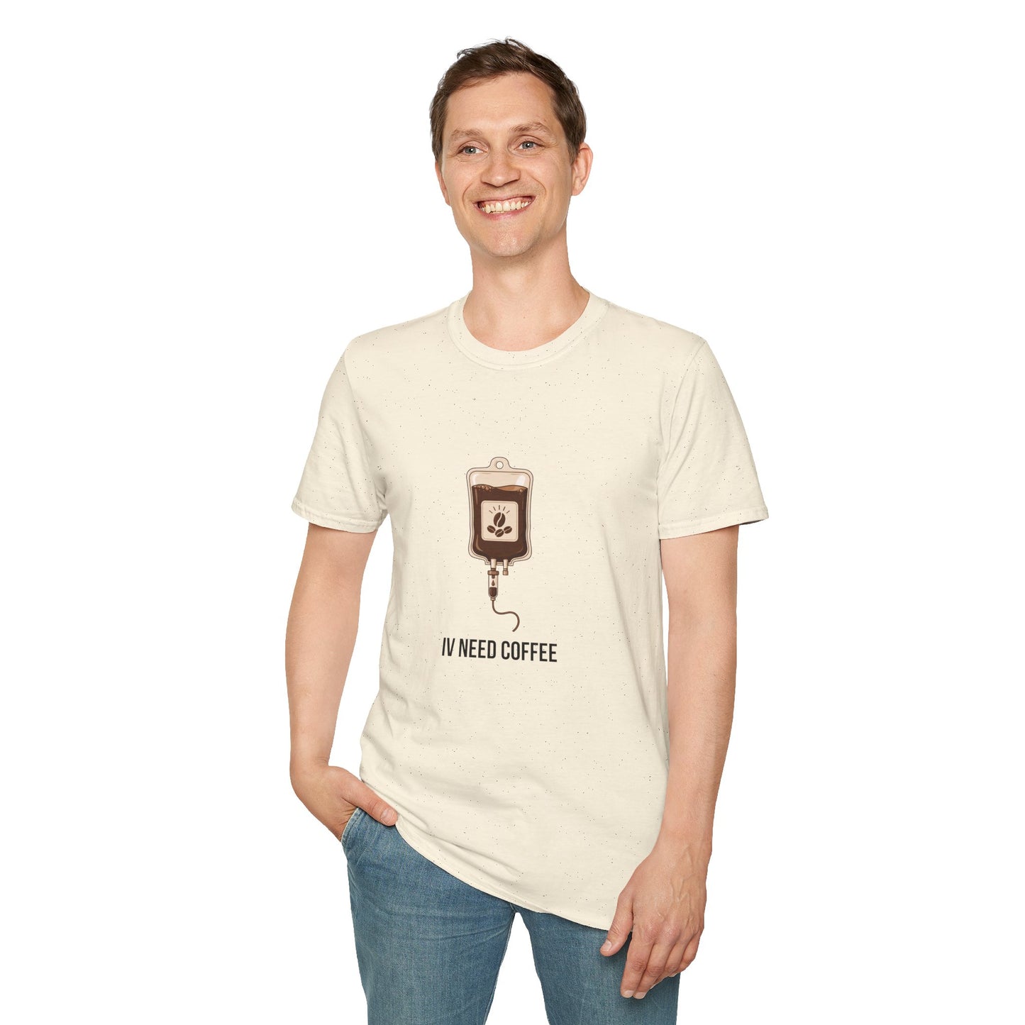 Funny Nurse IV Need Coffee T-Shirt — Nurses Week Gift or All Year Round New