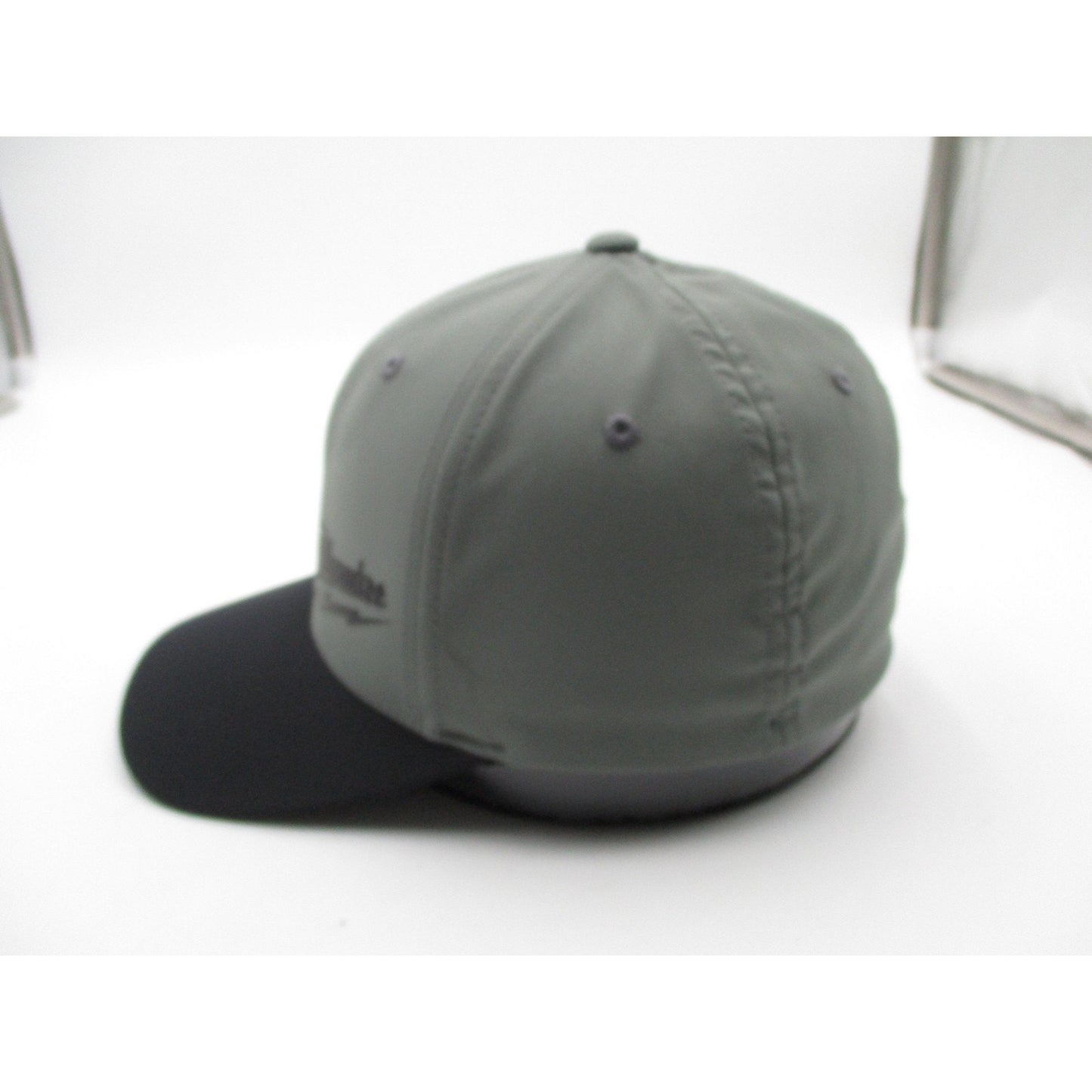 Milwaukee Hat Cap Baseball Fitted Mens Medium Gray Black Workskin Flexfit