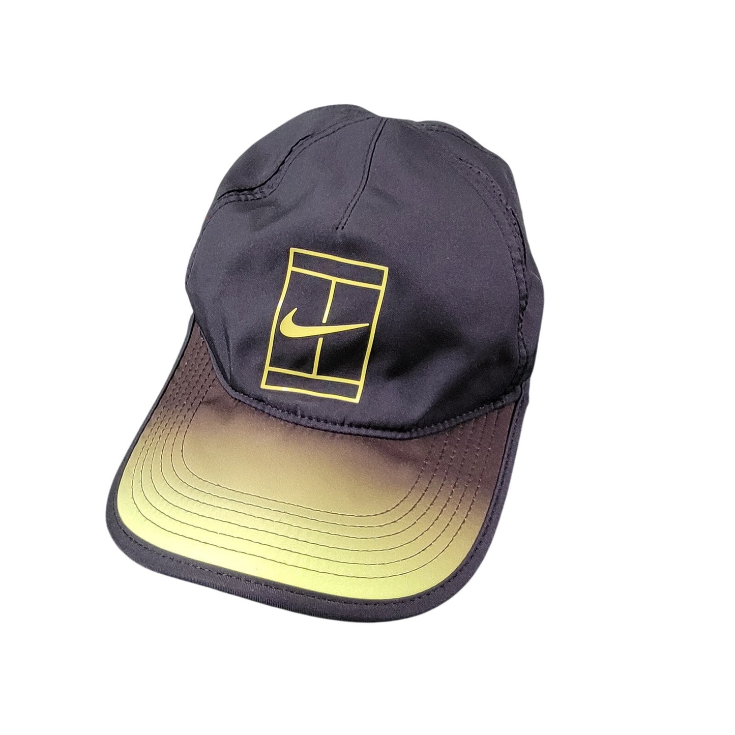 Nike Featherlight Dri-Fit Cap Strapback OSFA Black/Gold Preowned0