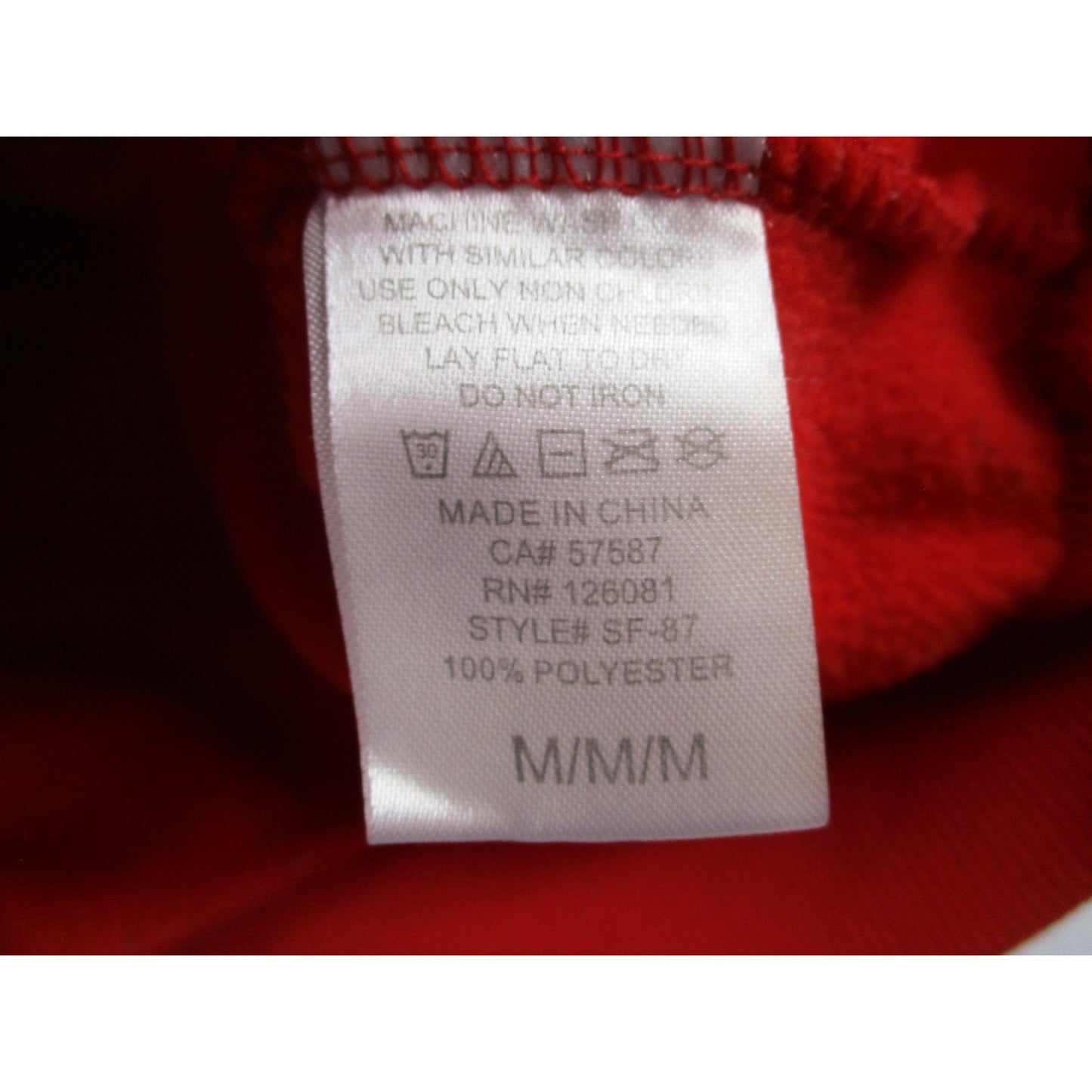 Reason Scarface Tracksuit Mens Medium Red Fleece Graphic Hoodie Sweatpants Set