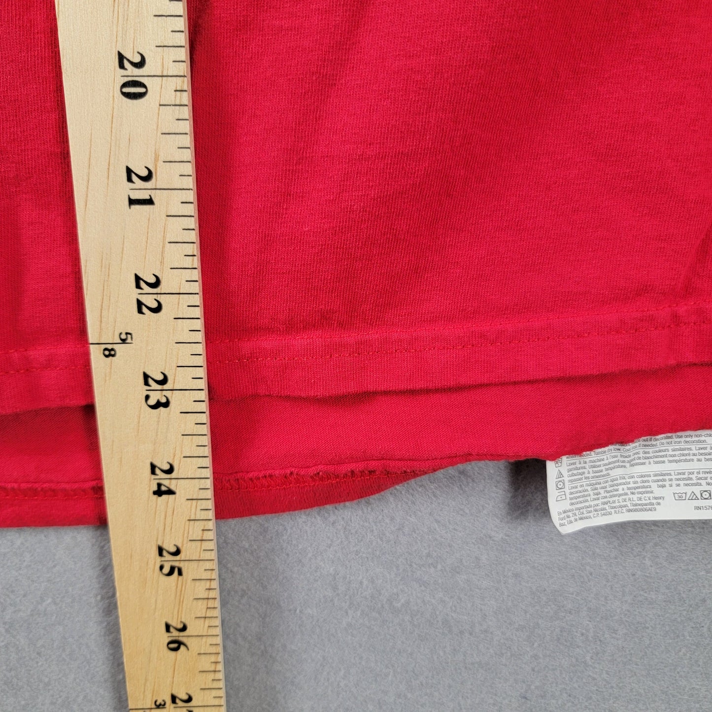 Hanes Maryland Terrapins Long Sleeve T-Shirt Mens Size L Red Turtle Logo