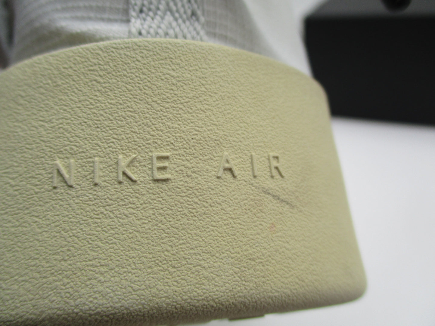 Nike Air Fear of God Moccasin AT8086-001 Pure Platinum Men's 12 Used 1J310