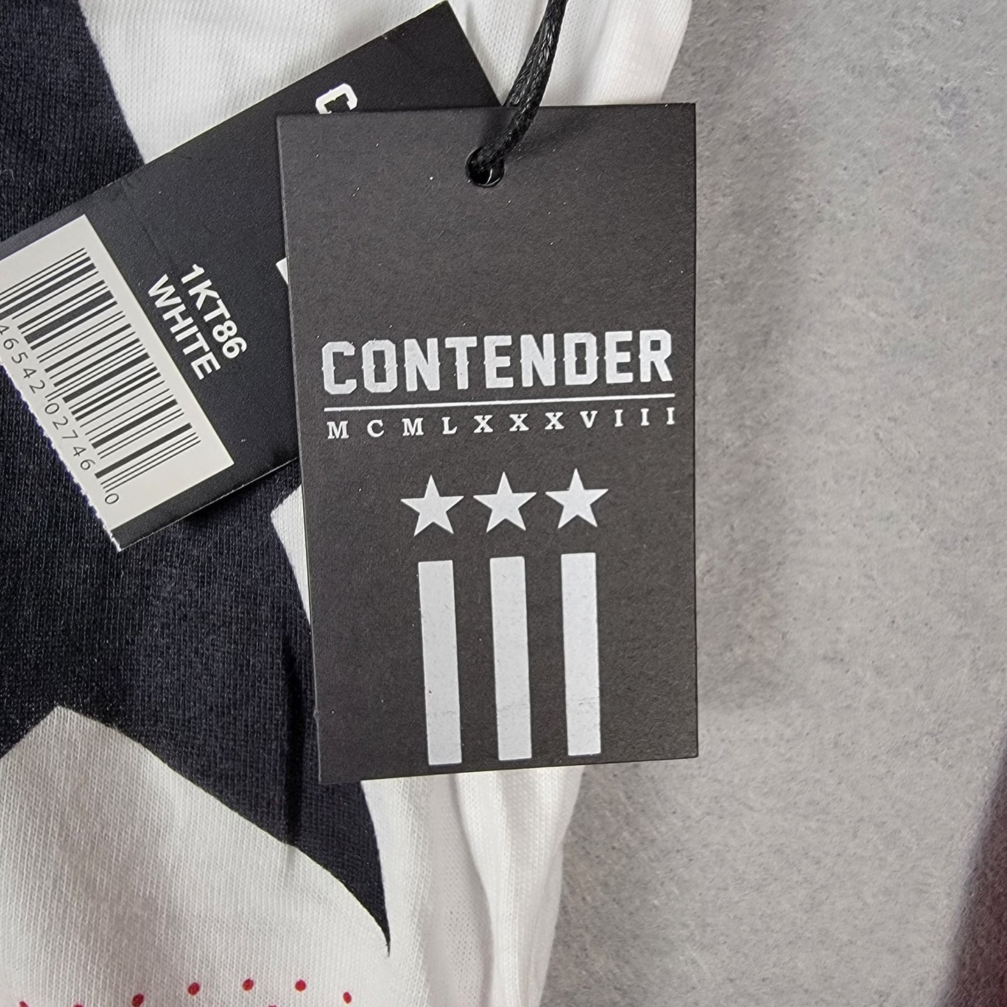 Contender USA Long Sleeve Shirt Red/White/Blue Men's New With Tags 04-05