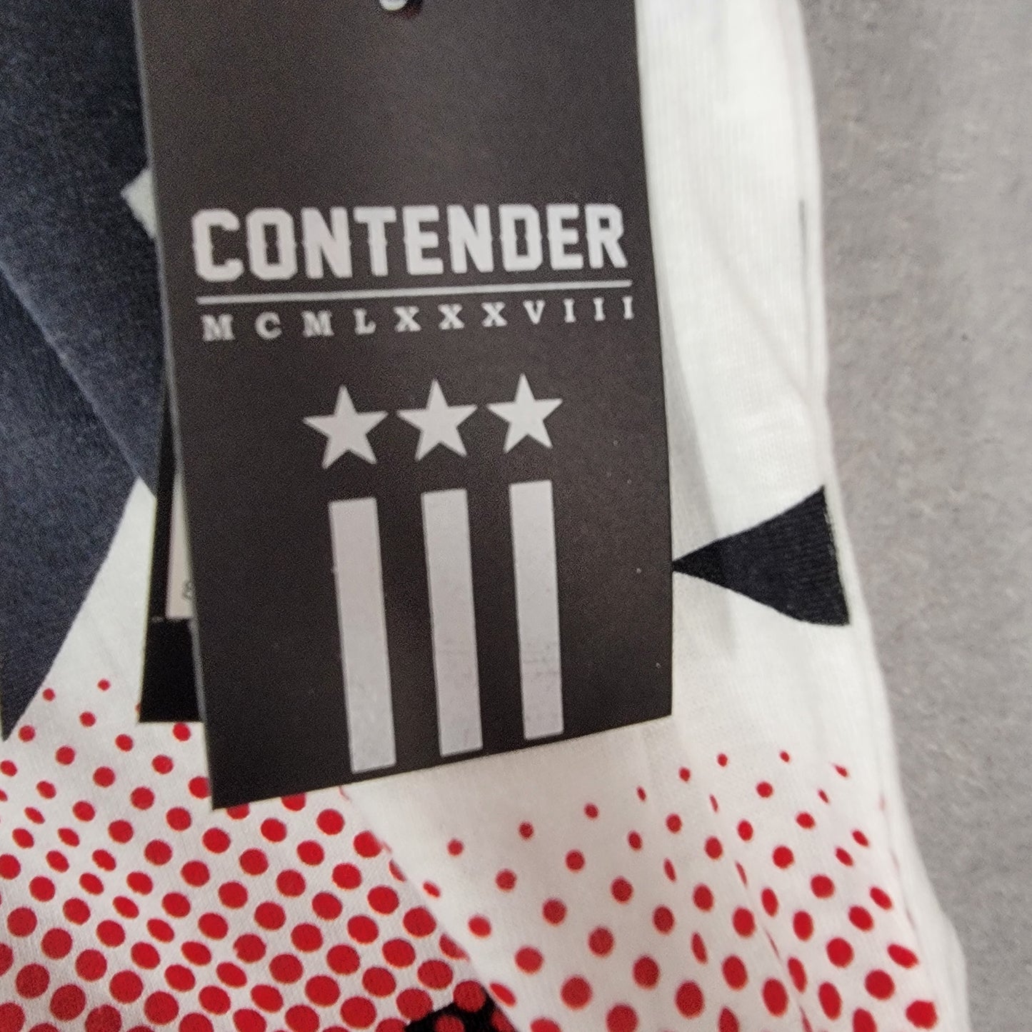 Contender USA Long Sleeve Shirt Red/White/Blue Men's New With Tags 04-05