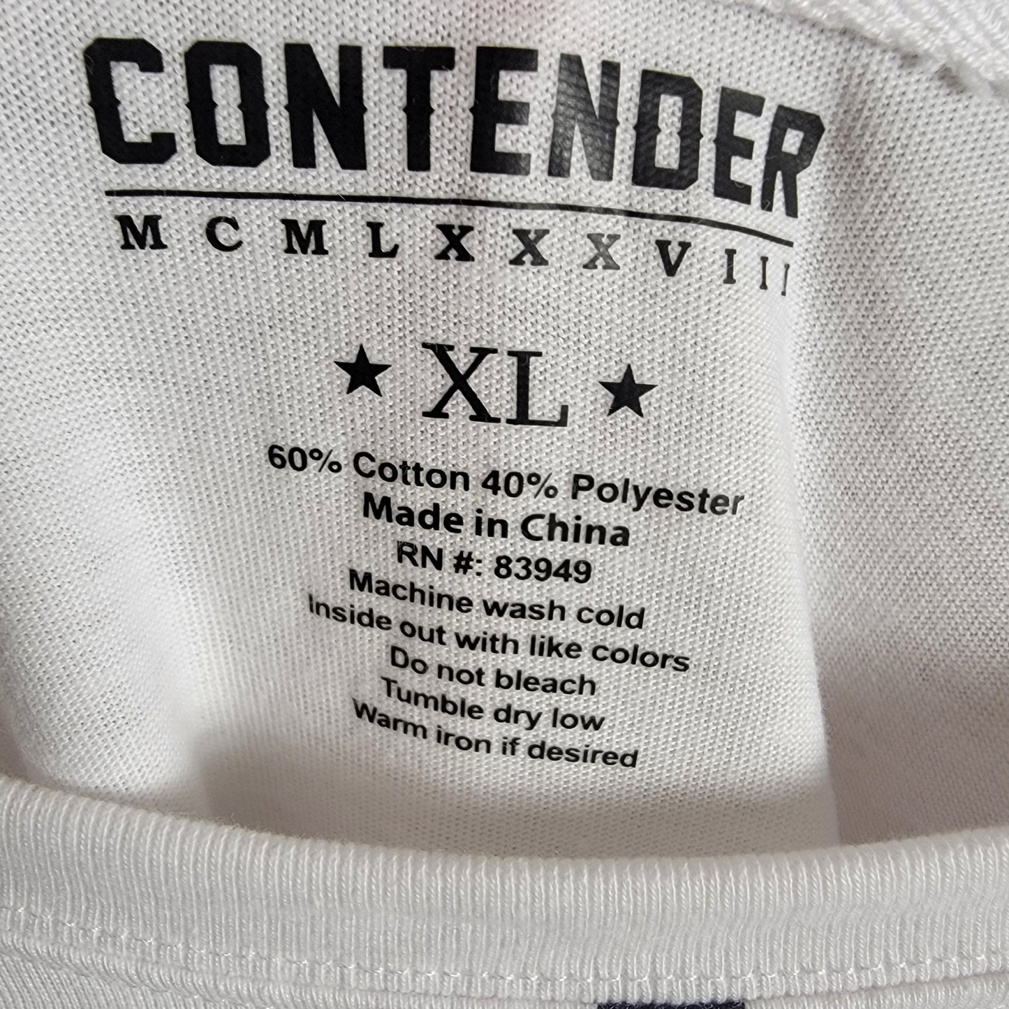 Contender USA Long Sleeve Shirt Red/White/Blue Men's New With Tags 04-05