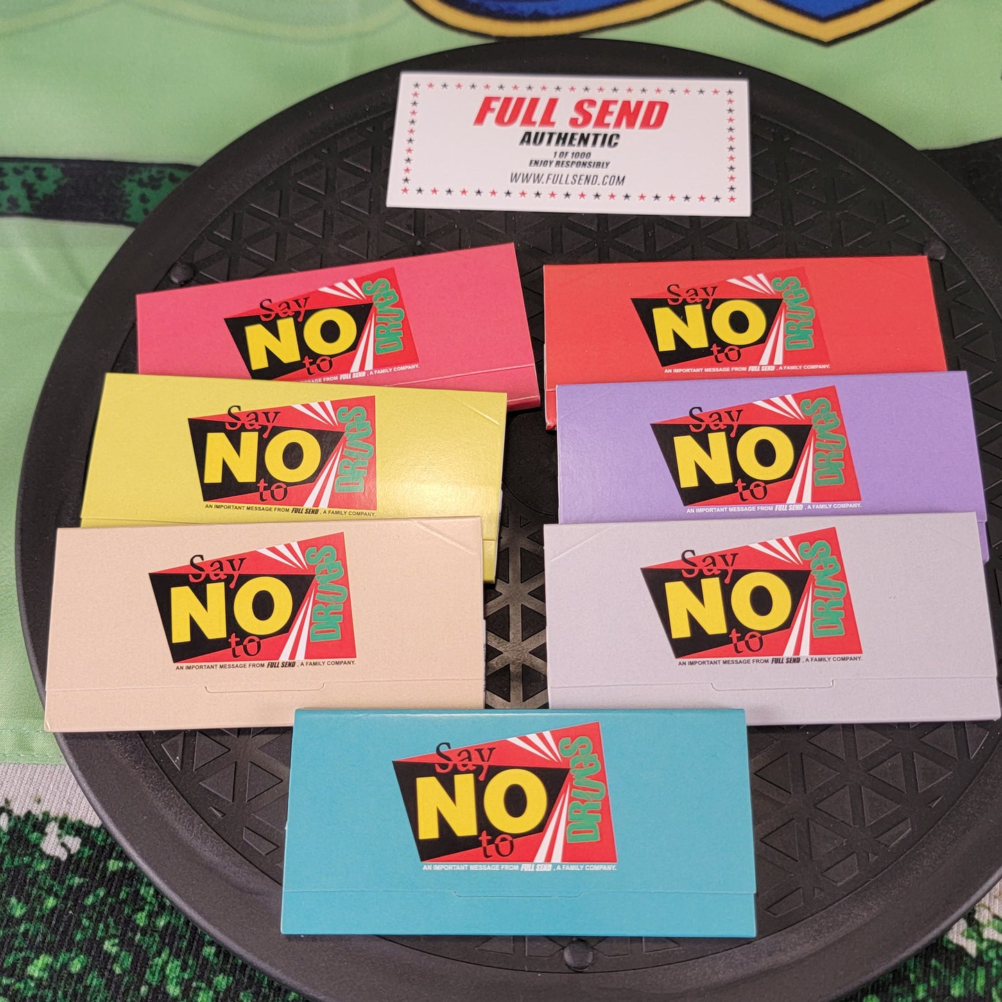 Full Send x Ziggi Edition #7 Limited Rolling Papers 7-Pack Set — 1 of 1000 — NIB