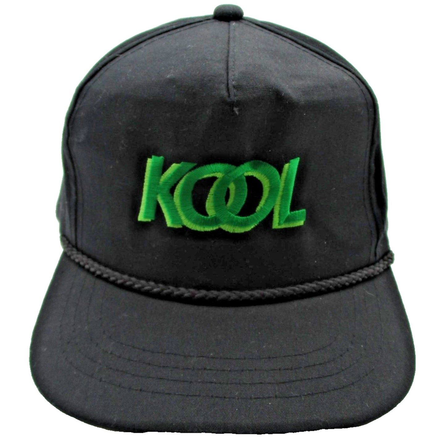 Vintage Kool Cigarettes Rope Snapback Hat Black Green Adjustable Cap Osfa Adult