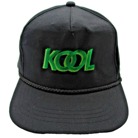 Vintage Kool Cigarettes Rope Snapback Hat Black Green Adjustable Cap Osfa Adult