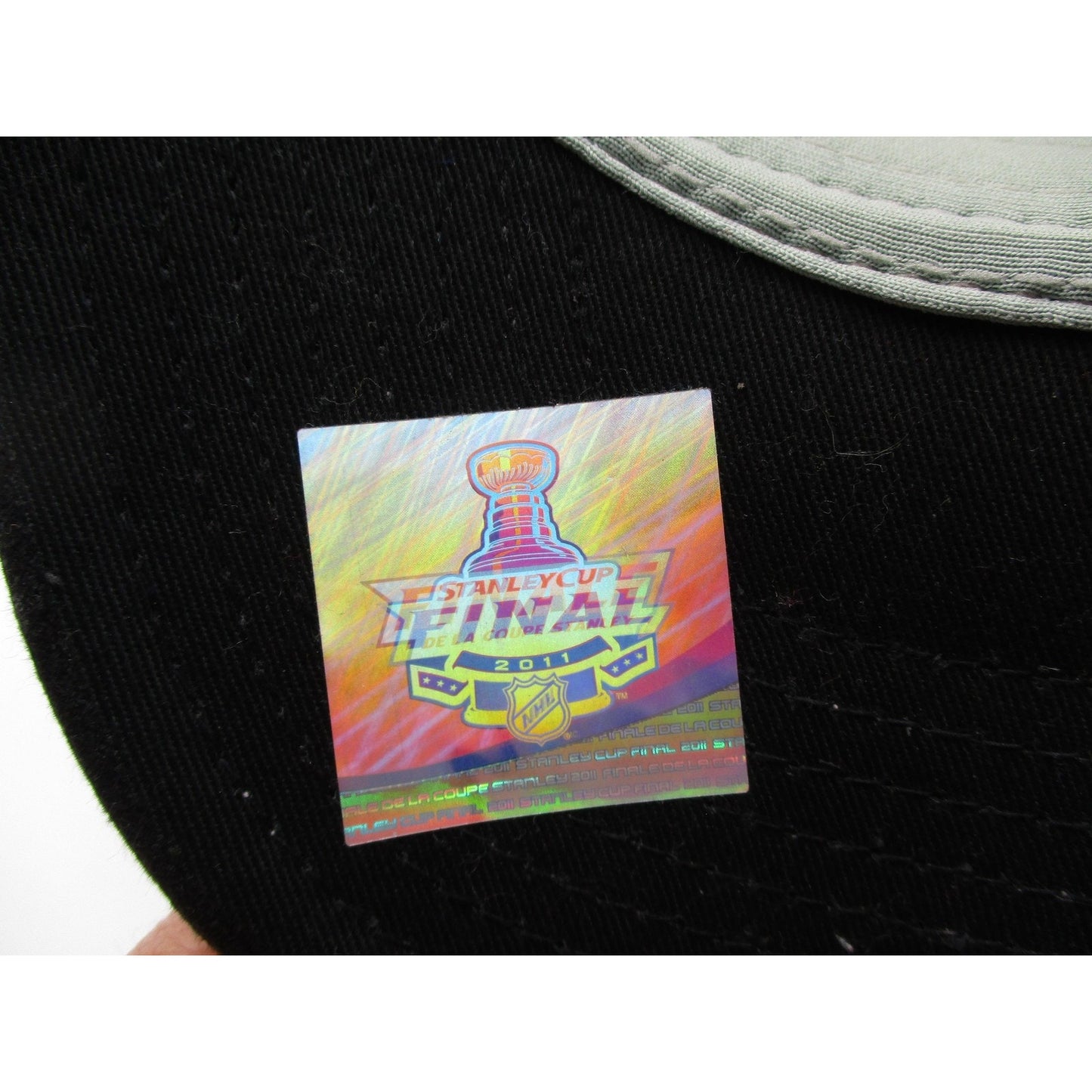 Boston Bruins Hat Cap Fitted One Size White Nhl Hockey Mens Stanley Cup Reebok
