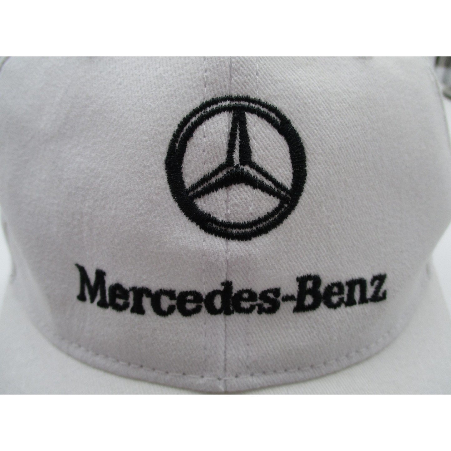 Mercedes Benz Hat Cap Strap Back Mens One Size White Embroidered Cap America