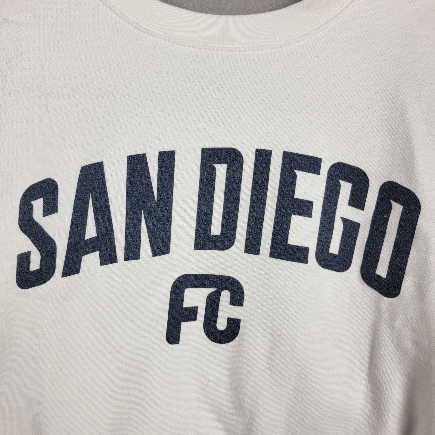 Peace Collective San Diego FC MLS Crewneck Sweatshirt White Small Preowned2