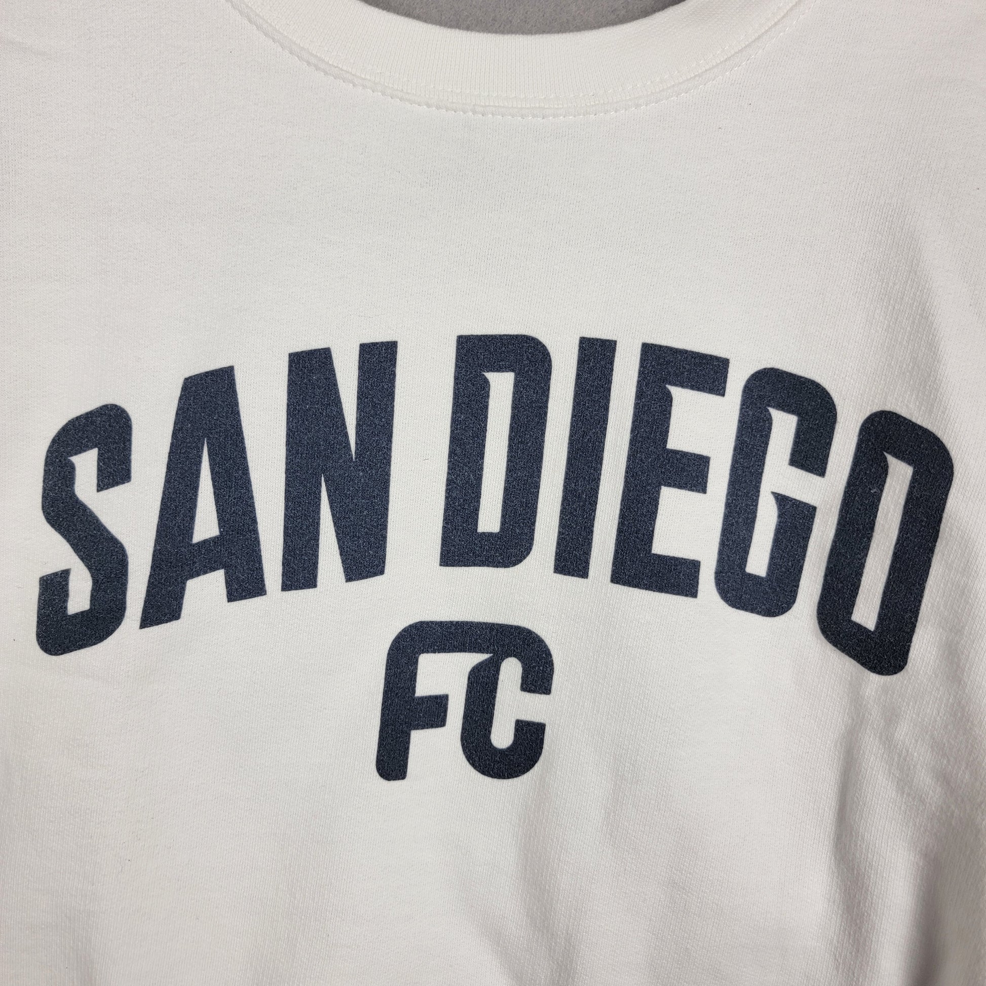 Peace Collective San Diego FC MLS Crewneck Sweatshirt White Small Preowned2