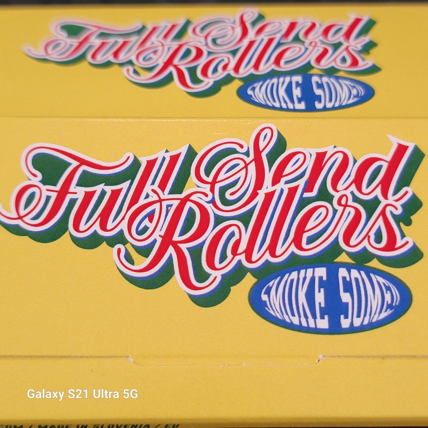 Full Send Rollers Edition #5 x Ziggi — King Size Ultra Thin Rolling Papers — 24-Pack Box