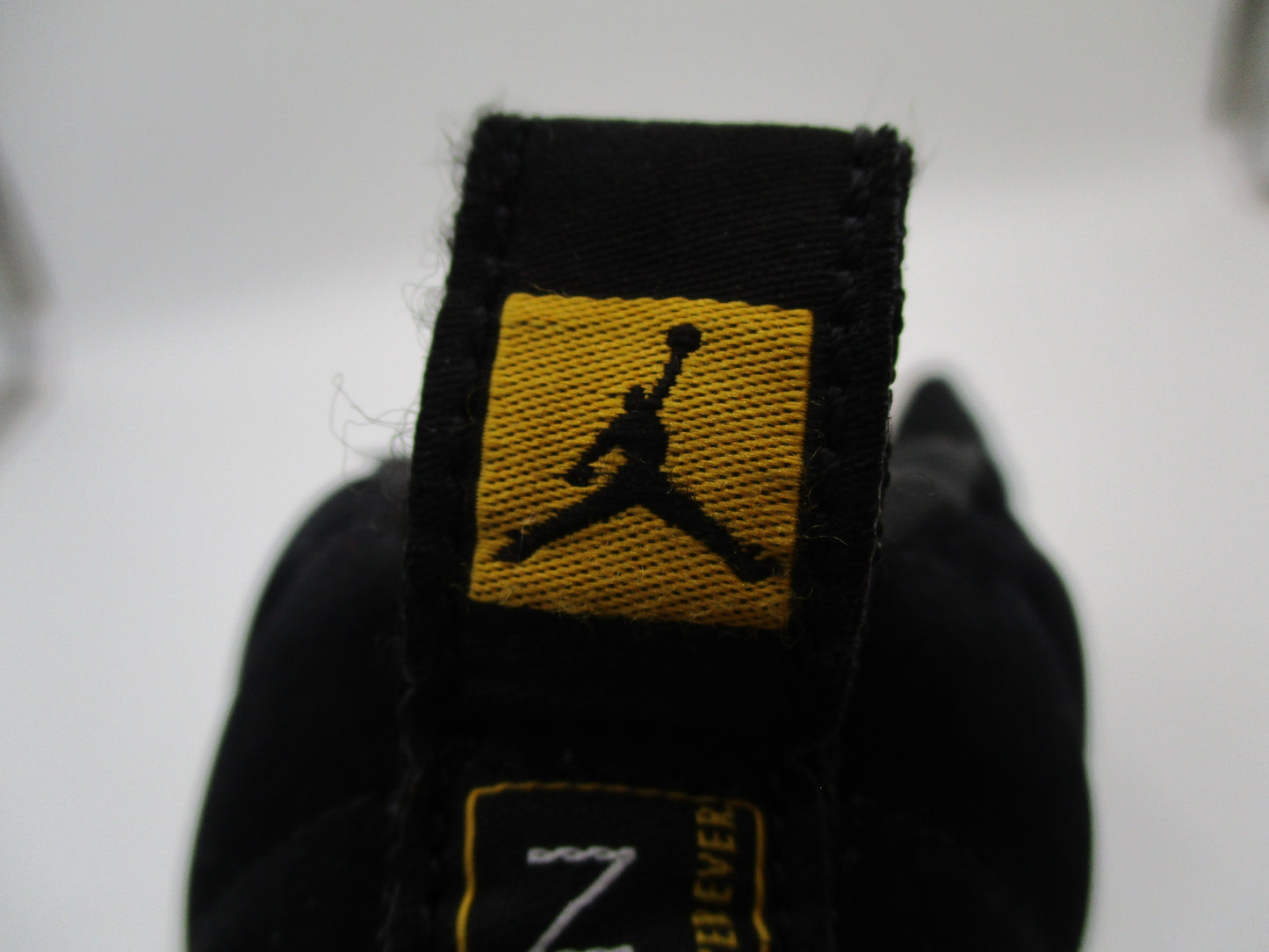Air Jordan 12 Retro PS Black Taxi 13.5C Preowned No Box 151186-0716