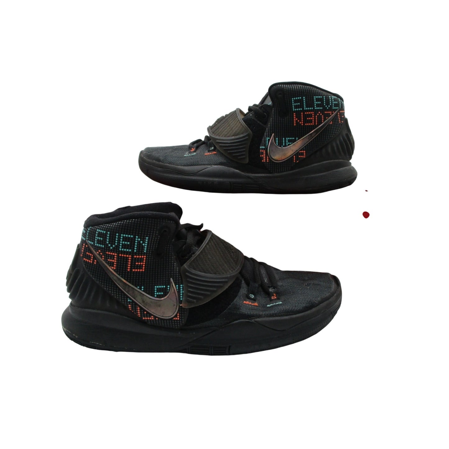 Nike Kyrie 6 GS Eleven BQ5599-006 Black Youth 6.5Y Used 1I80