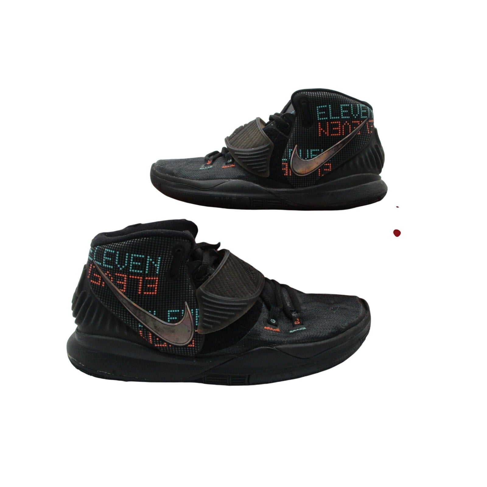 Nike Kyrie 6 GS Eleven BQ5599-006 Black Youth 6.5Y Used 1I80