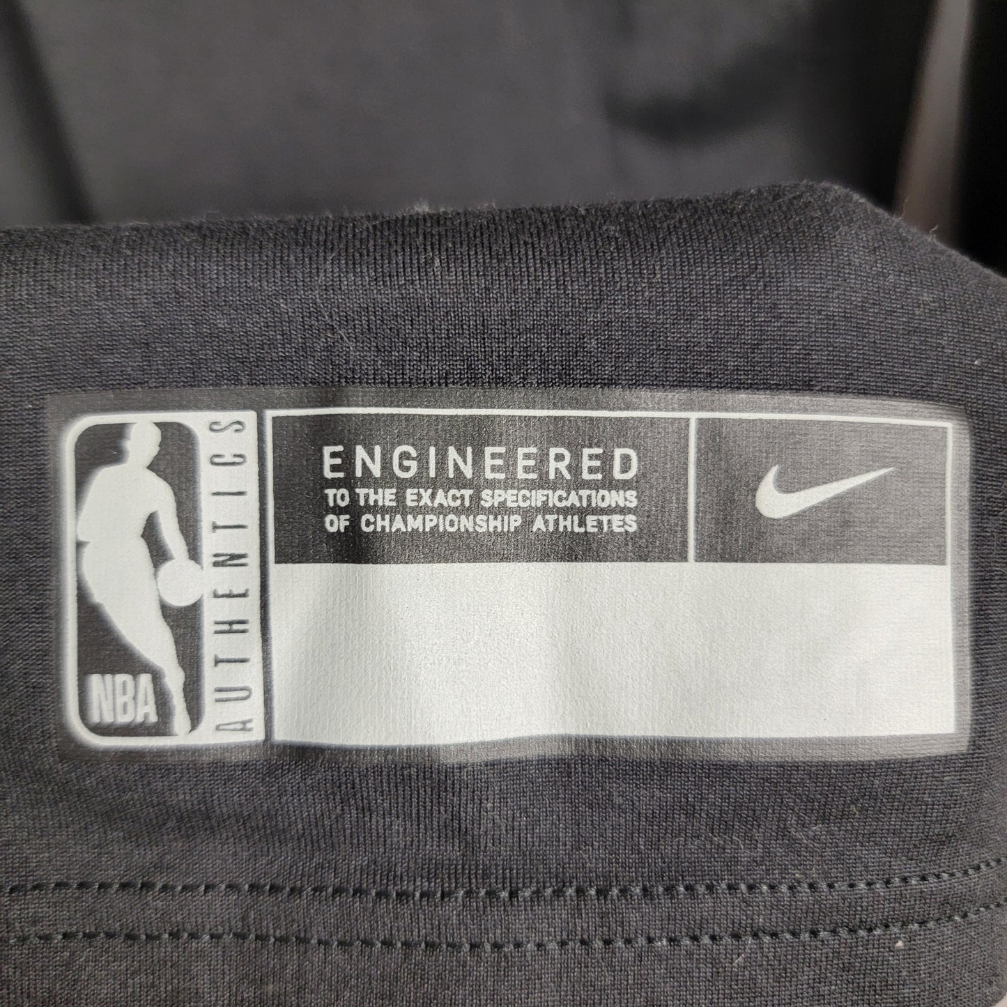 Nike NBA Authentics Brooklyn Nets Dri-FIT Long Sleeve Tee Team Issued L3