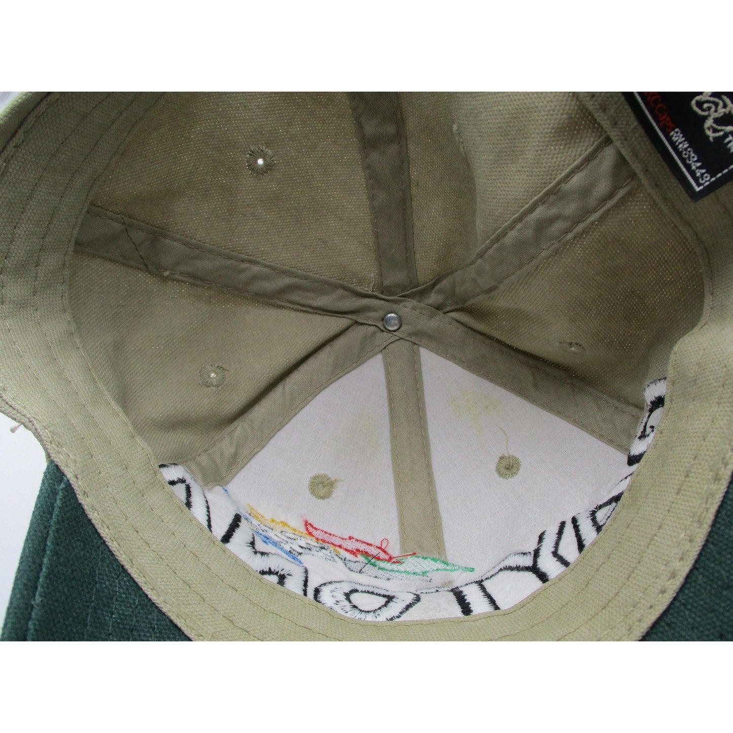 Daytona International Speedway Hat Cap Strap Back One Size Beige Nascar Headshot